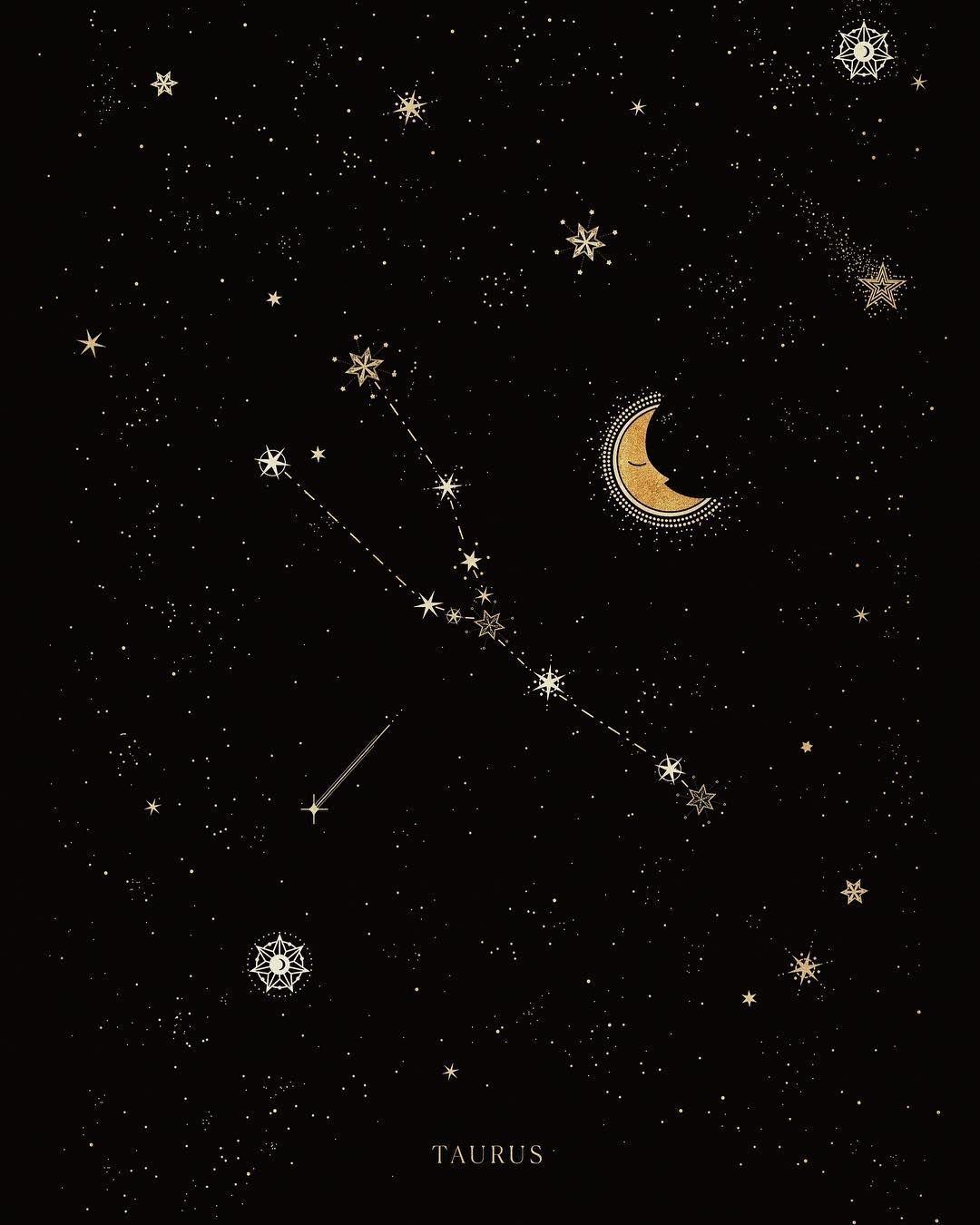 1080x1350 Cocorrina & Co on Instagram: “The Taurus Constellation. Down to Earth, kind, gentle and hardwor. Taurus constellation tattoo, Taurus constellation, Constellations