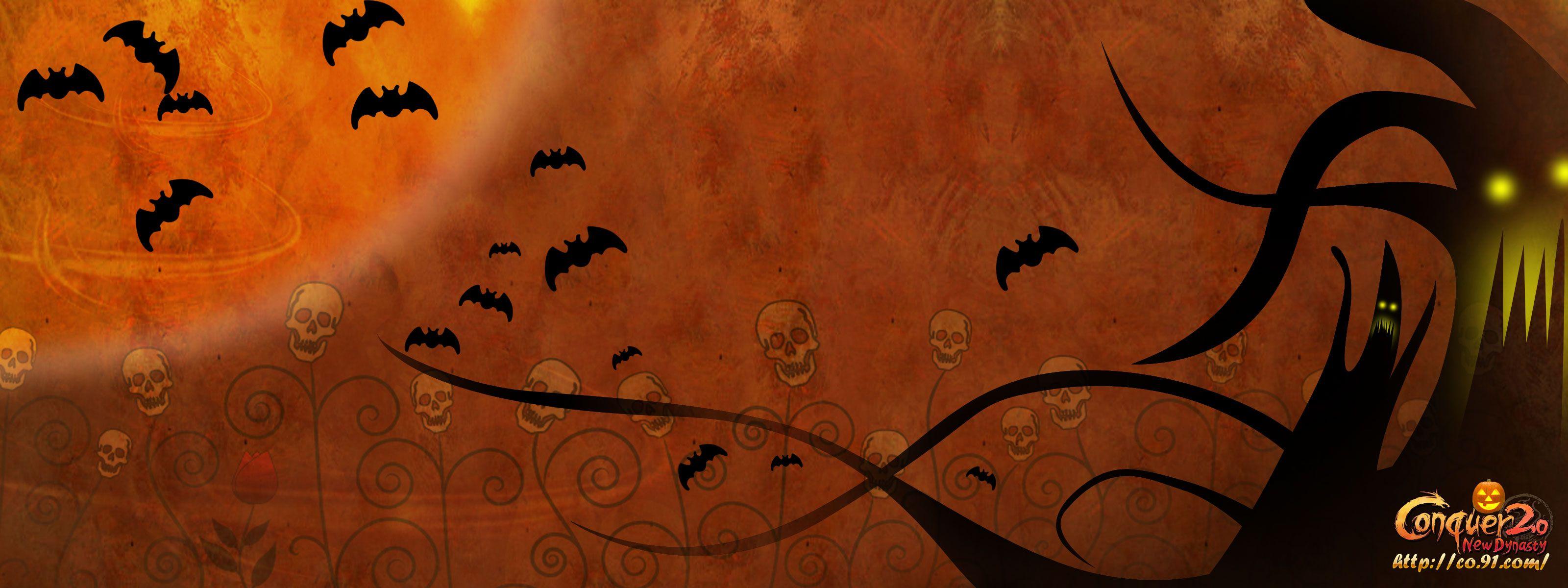 Halloween Dual Monitor Wallpapers - Top Free Halloween Dual Monitor