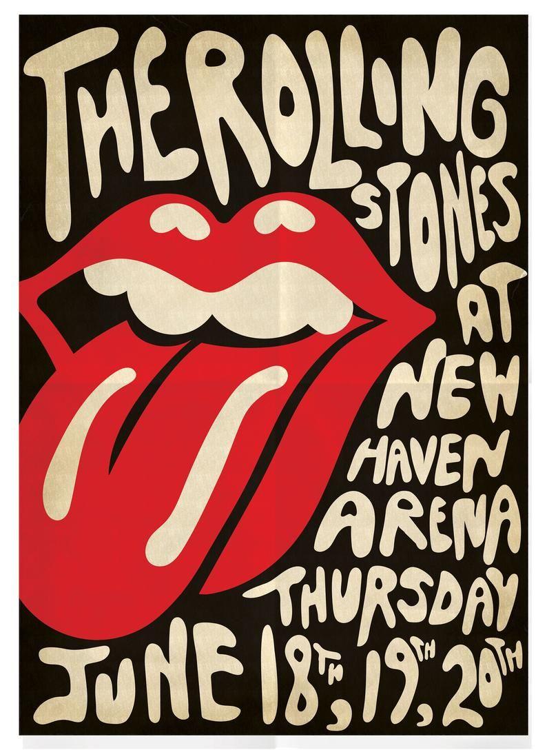 794x1088 Rolling Stones Gig Flyer Digital Printable Art. Etsy. Rolling stones poster, Rolling stones logo, Etsy printable art