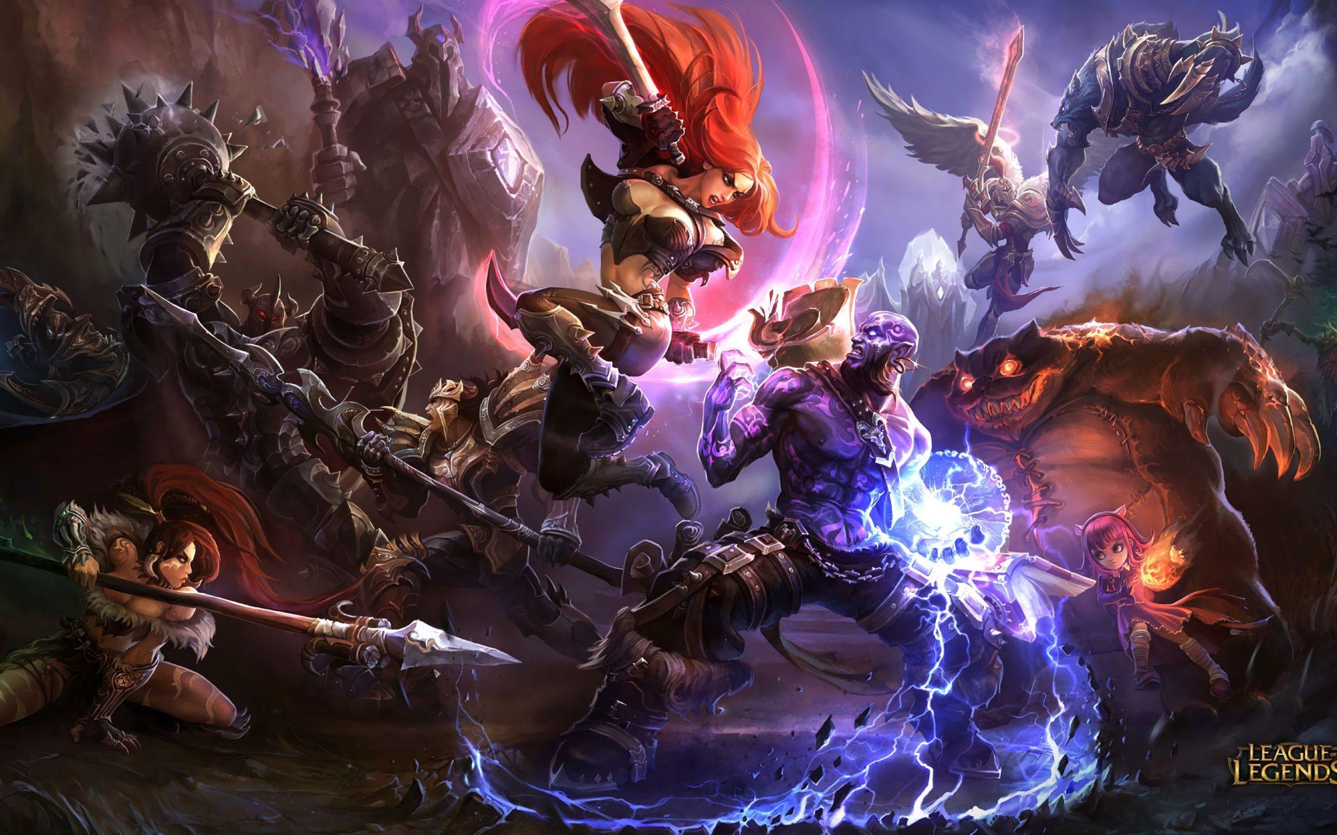 1920x1200 Katarina Vs Ryze Promo League Of Legends Ultra HD 4K Wallpaper for Desktop Mobile Phones Tablet and Laptops :