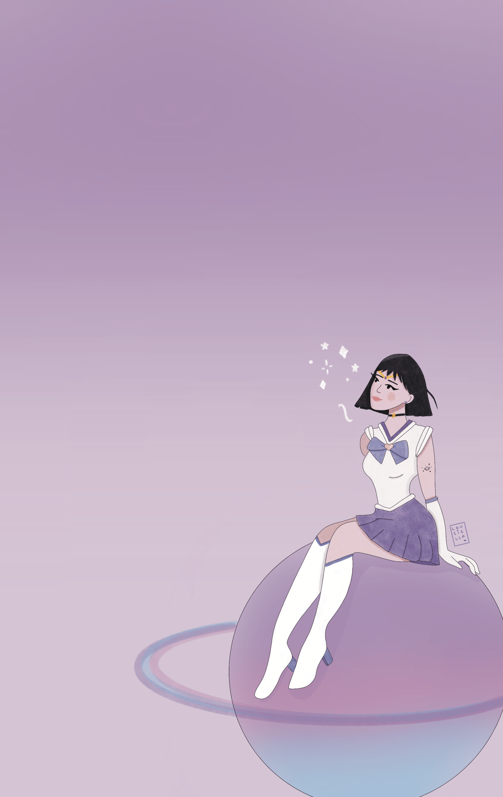Sailor Saturn Aesthetic Wallpapers - Top Free Sailor Saturn Aesthetic