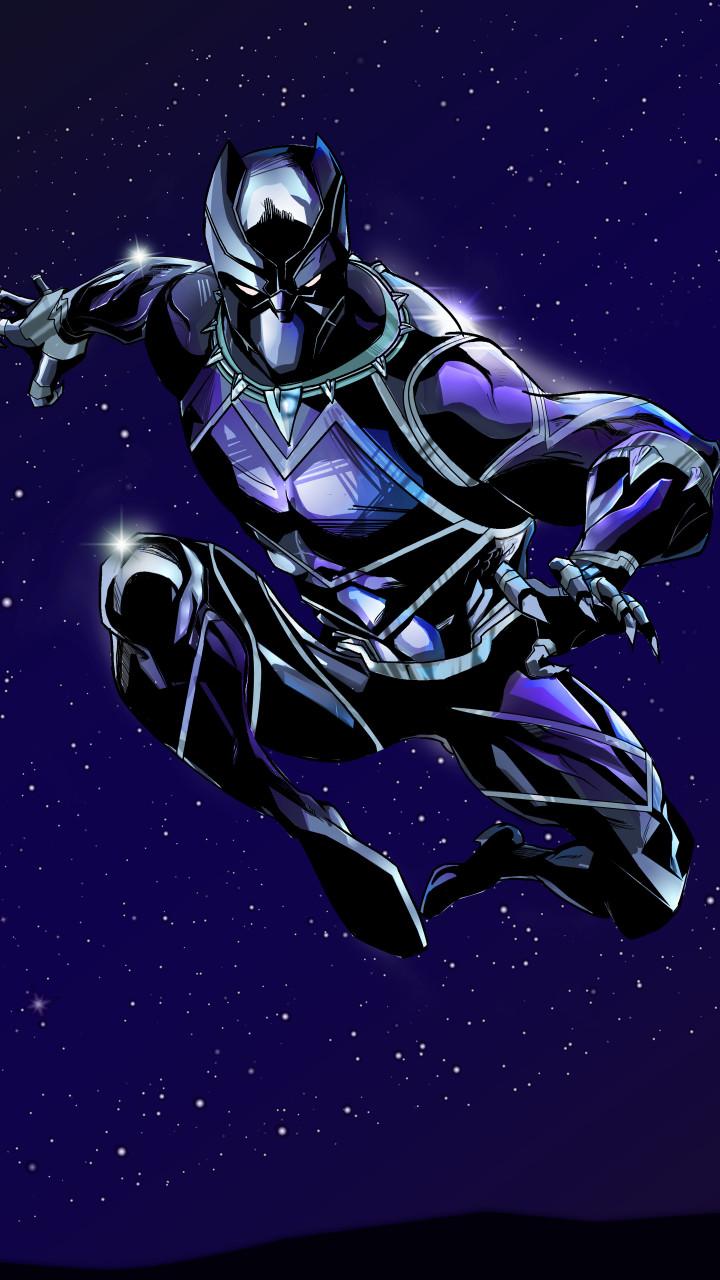 720x1280 Black Panther Suit Fanart