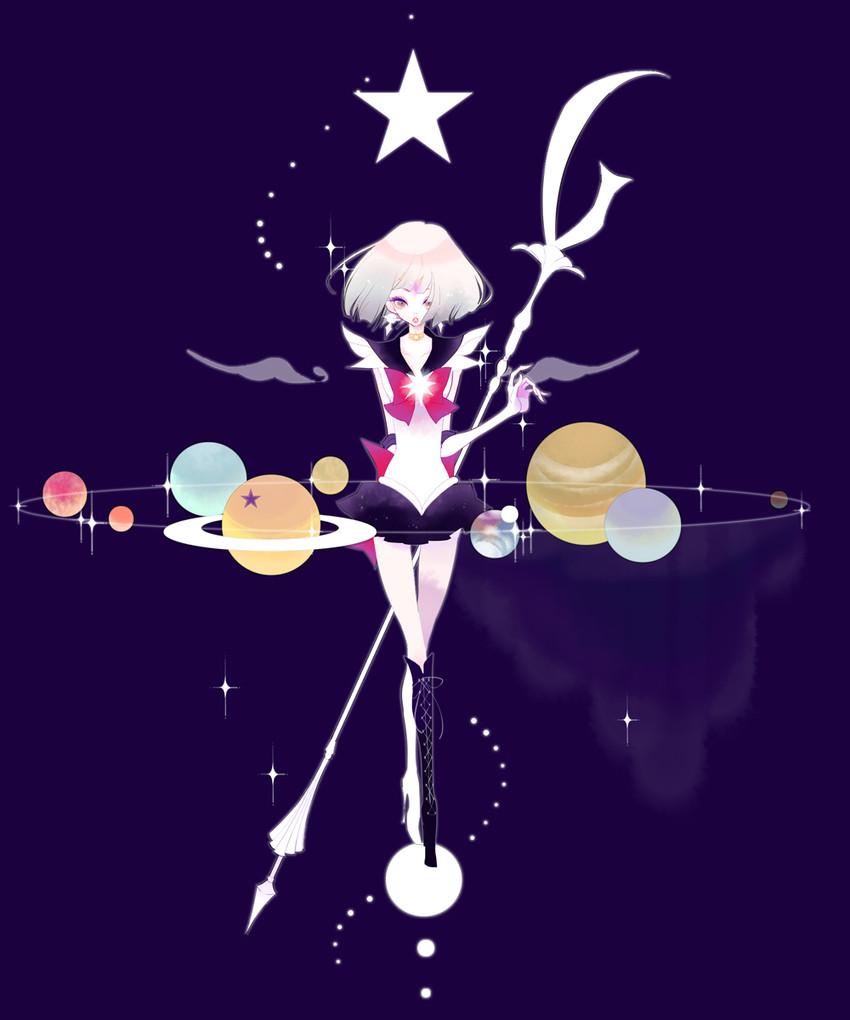 850x1020 tomoe hotaru and sailor saturn (bishoujo senshi sailor moon) drawn
