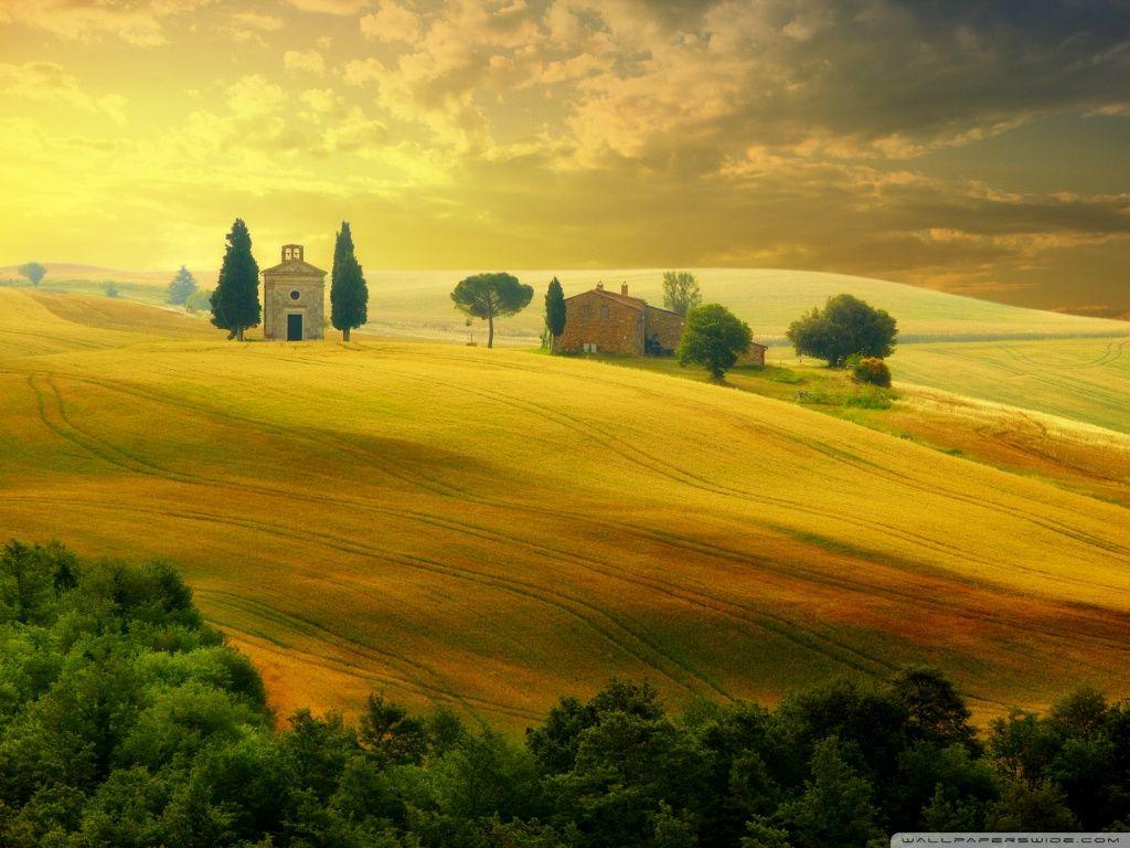 1024x768 Tuscany Autumn ❤ 4K HD Desktop Wallpaper for • Dual Monitor