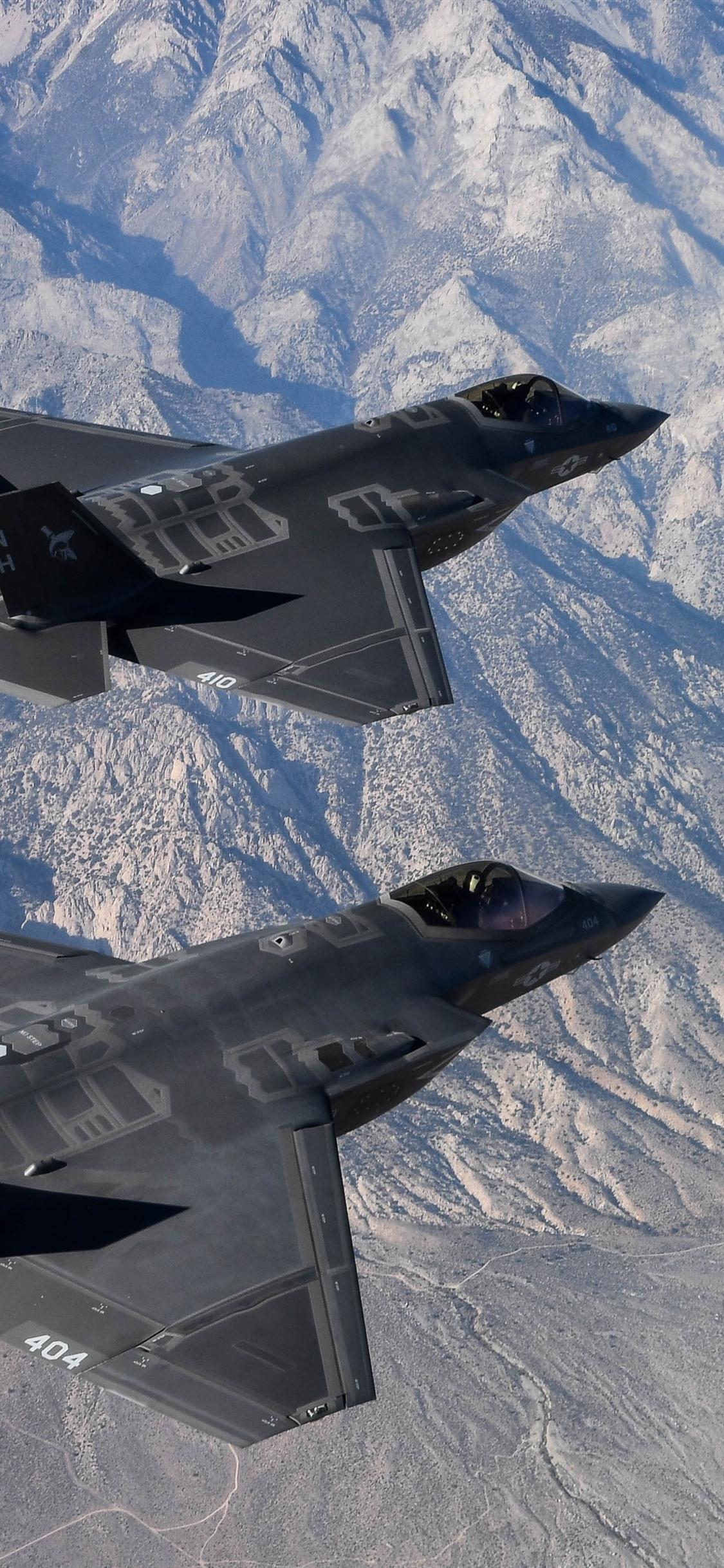 1125x2436 F 35C Lightning II Fighter, Flight 1242x2688 IPhone 11 Pro XS Max Wallpaper, Background, Picture, Image