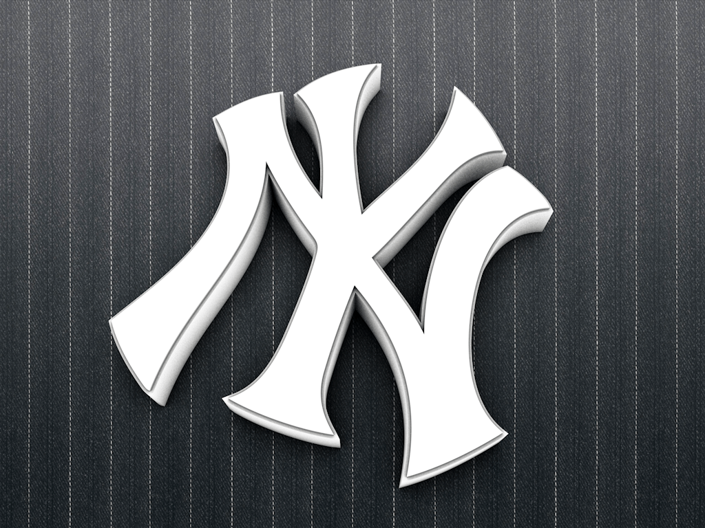 Download Yankees Pinstripes NY Logo Phone Wallpaper