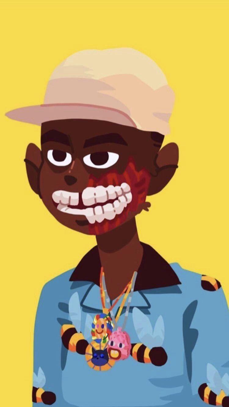 750x1334 tylerthecreator #frankocean #asaprocky #wallpaper The Creator Fan Art