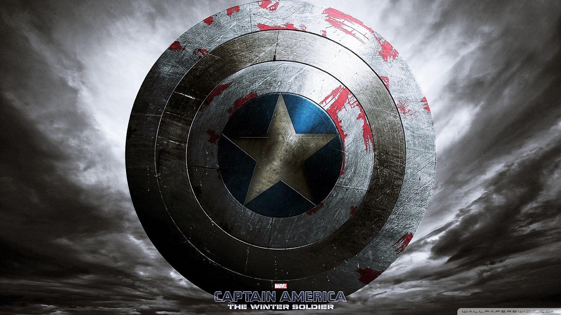 1920x1080 Captain America The Winter Soldier Shield Wallpaper HD desktop. Captain america shield wallpaper, Captain america winter soldier, Captain america wallpaper