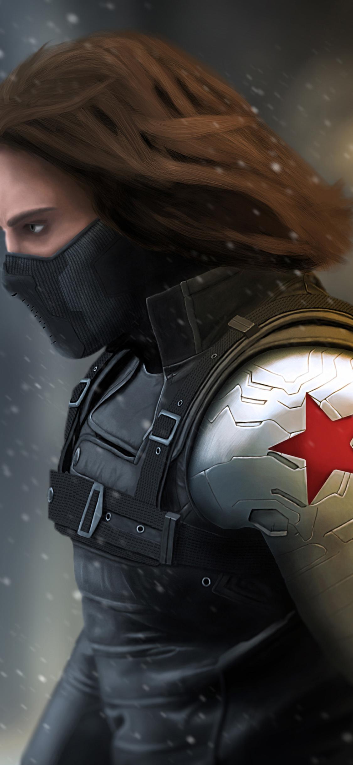 1125x2436 Winter Soldier 4k iPhone XS, iPhone iPhone X HD 4k Wallpaper, Image, Background, Photo and Picture
