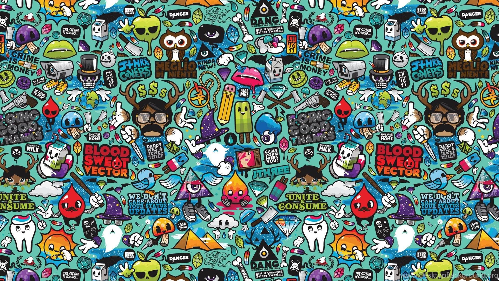 1920x1080 Retro Pop Art Wallpaper