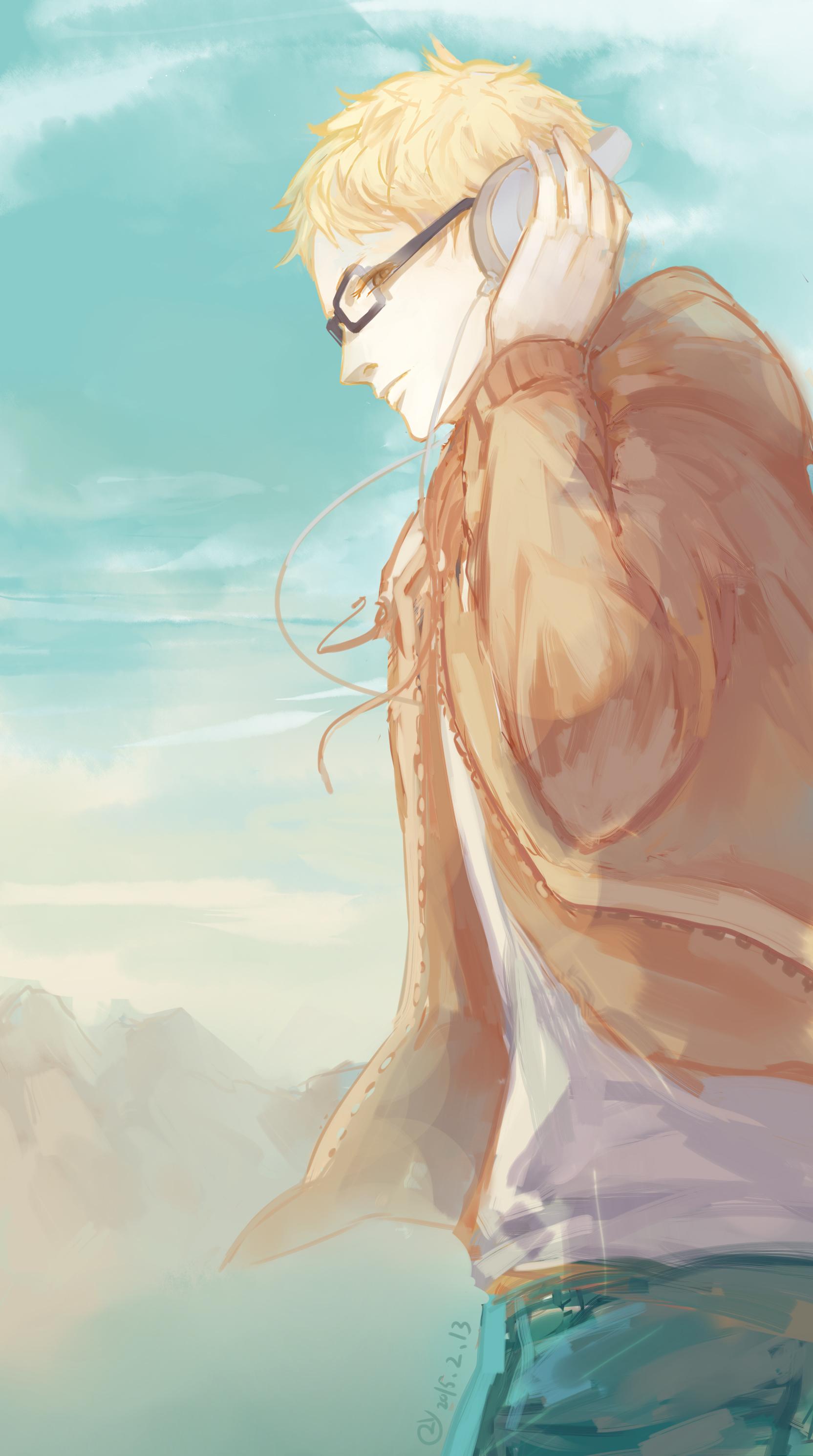 1664x2980 Tsukishima Kei!! Wallpaper Anime Image Board