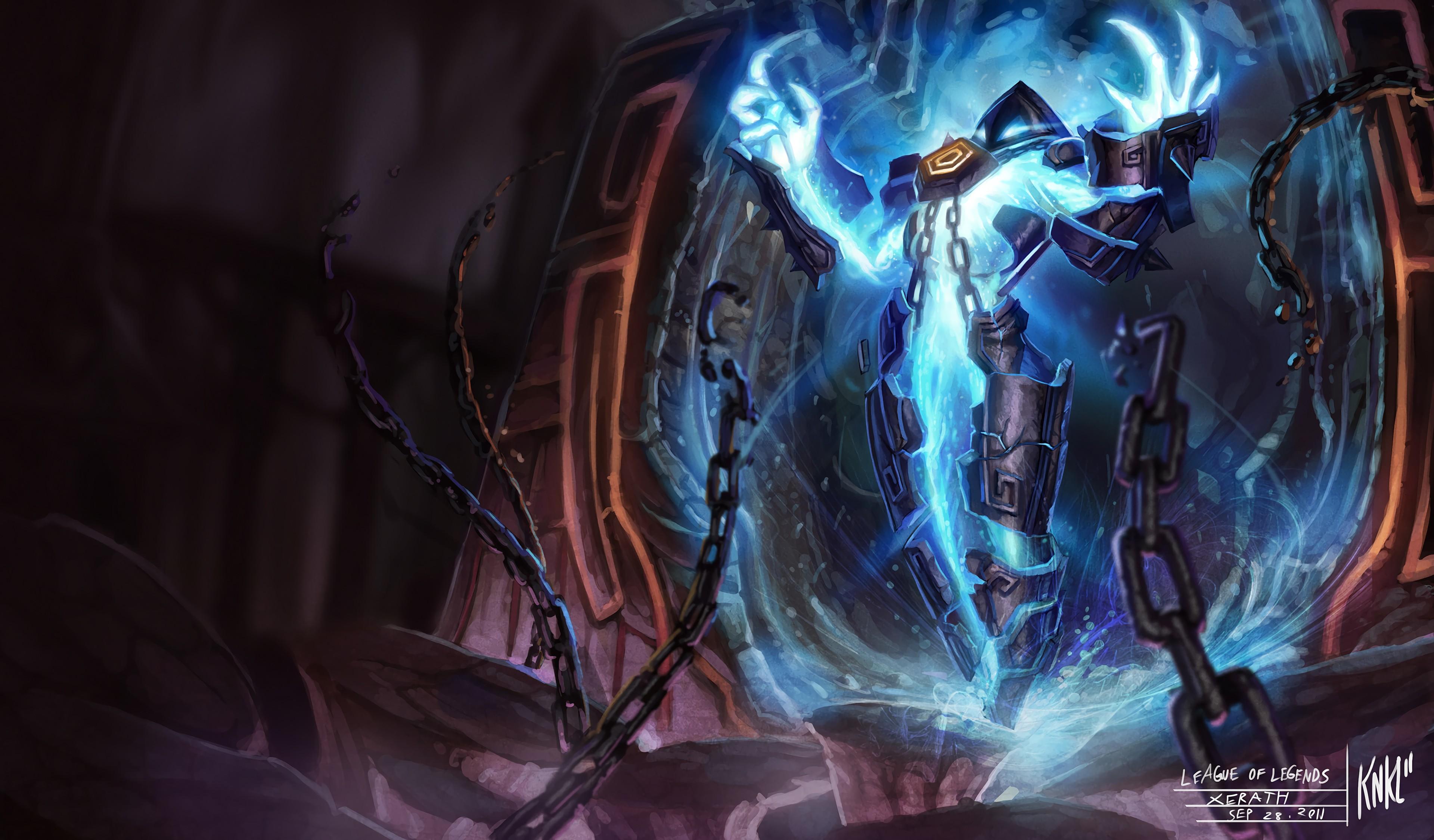 3840x2250 Classic Xerath Old. Wallpaper & Fan Arts. League Of Legends