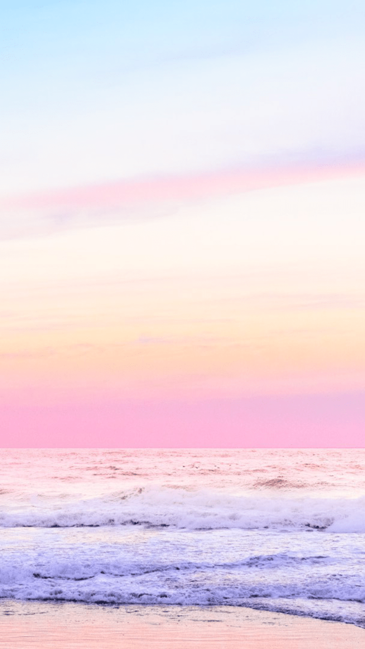 750x1334 Summer Ocean Skies Wallpaper
