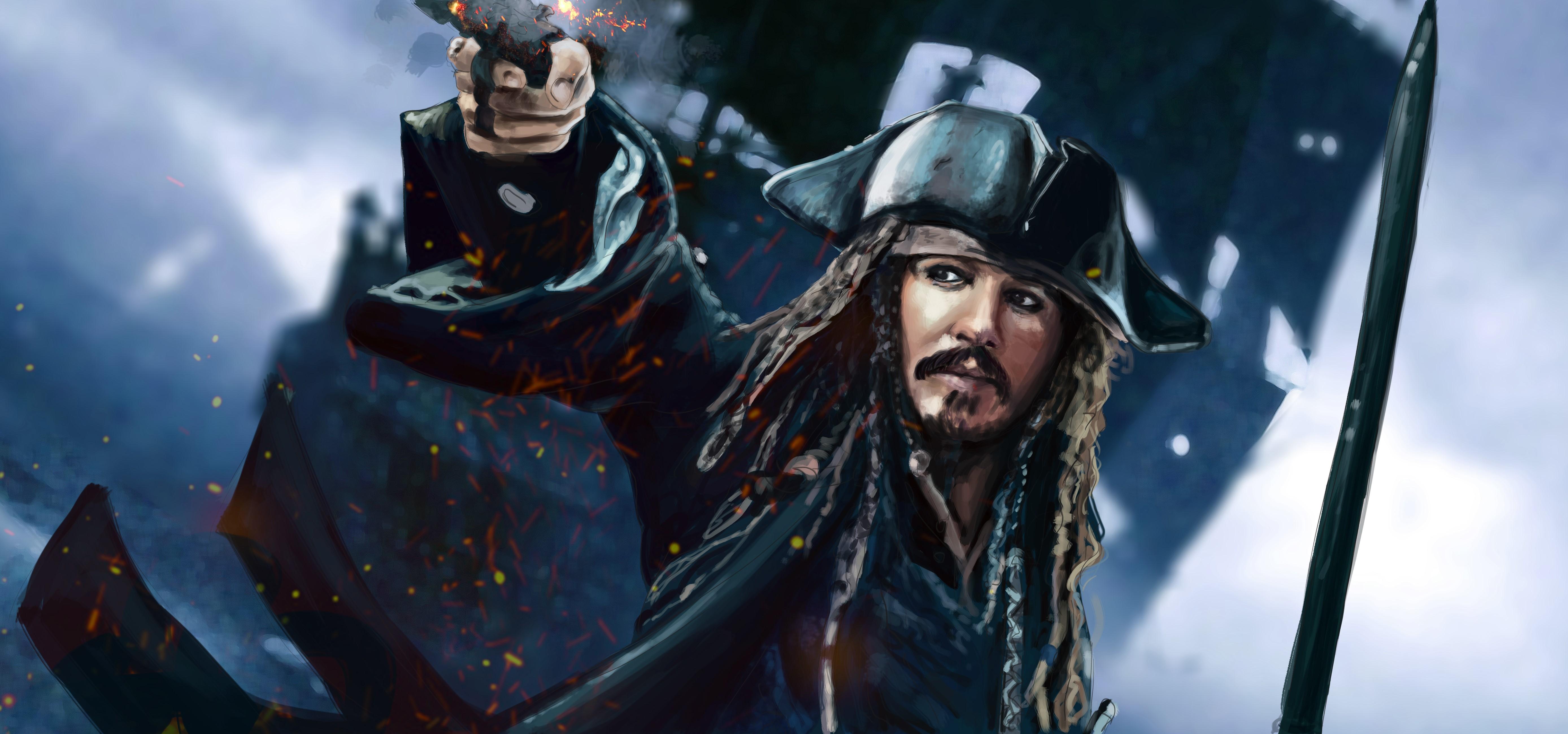 5551x2598 HD Wallpaper for theme: jack sparrow HD wallpaper, background