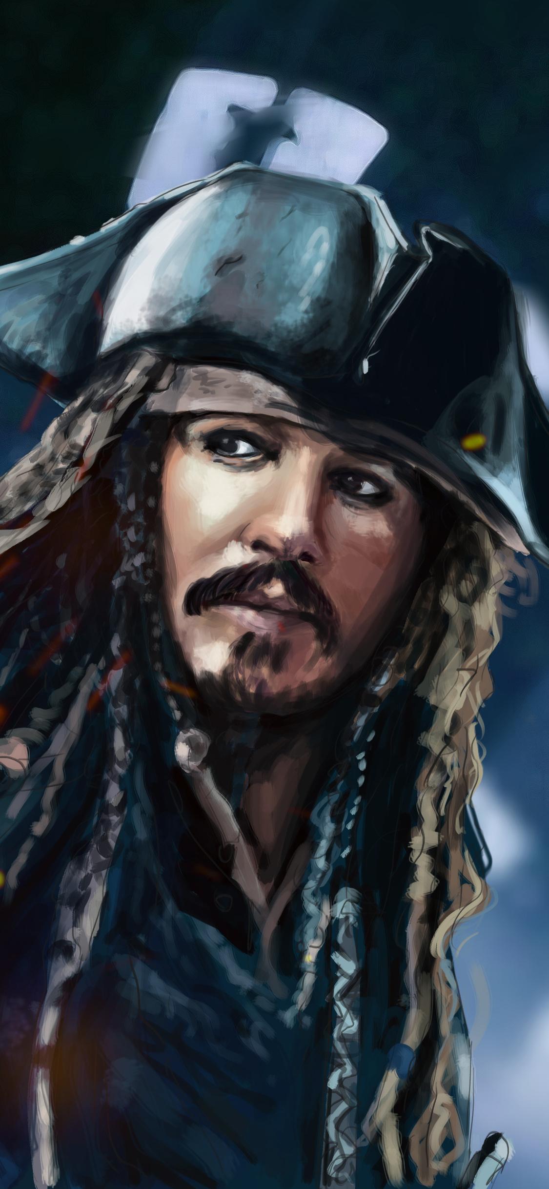 1125x2436 Jack Sparrow 5k Artwork iPhone XS, iPhone iPhone X HD 4k Wallpaper, Image, Background, Photo and Picture