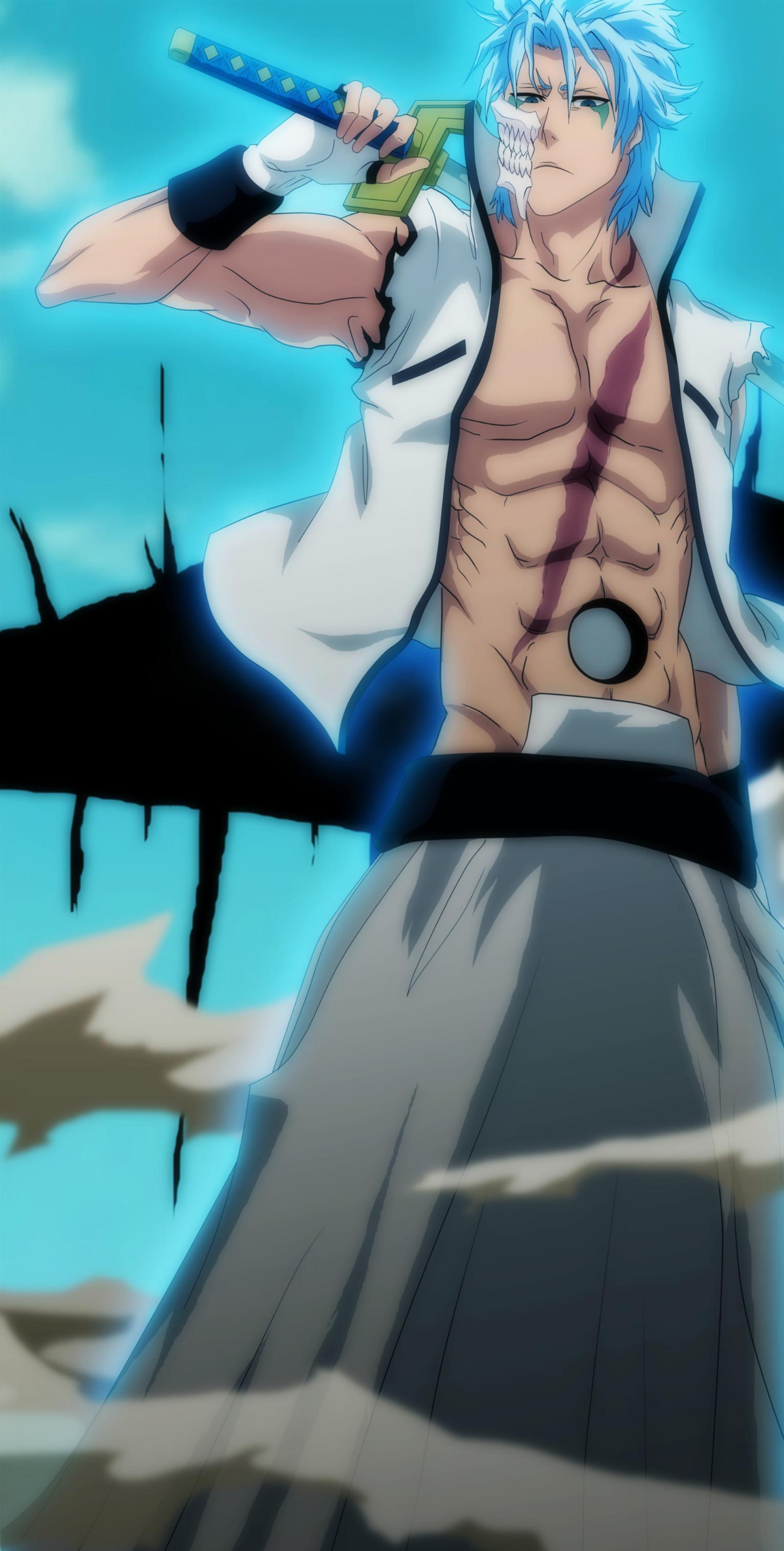 1531x3027 Grimmjow Jeagerjaques Anime Image Board