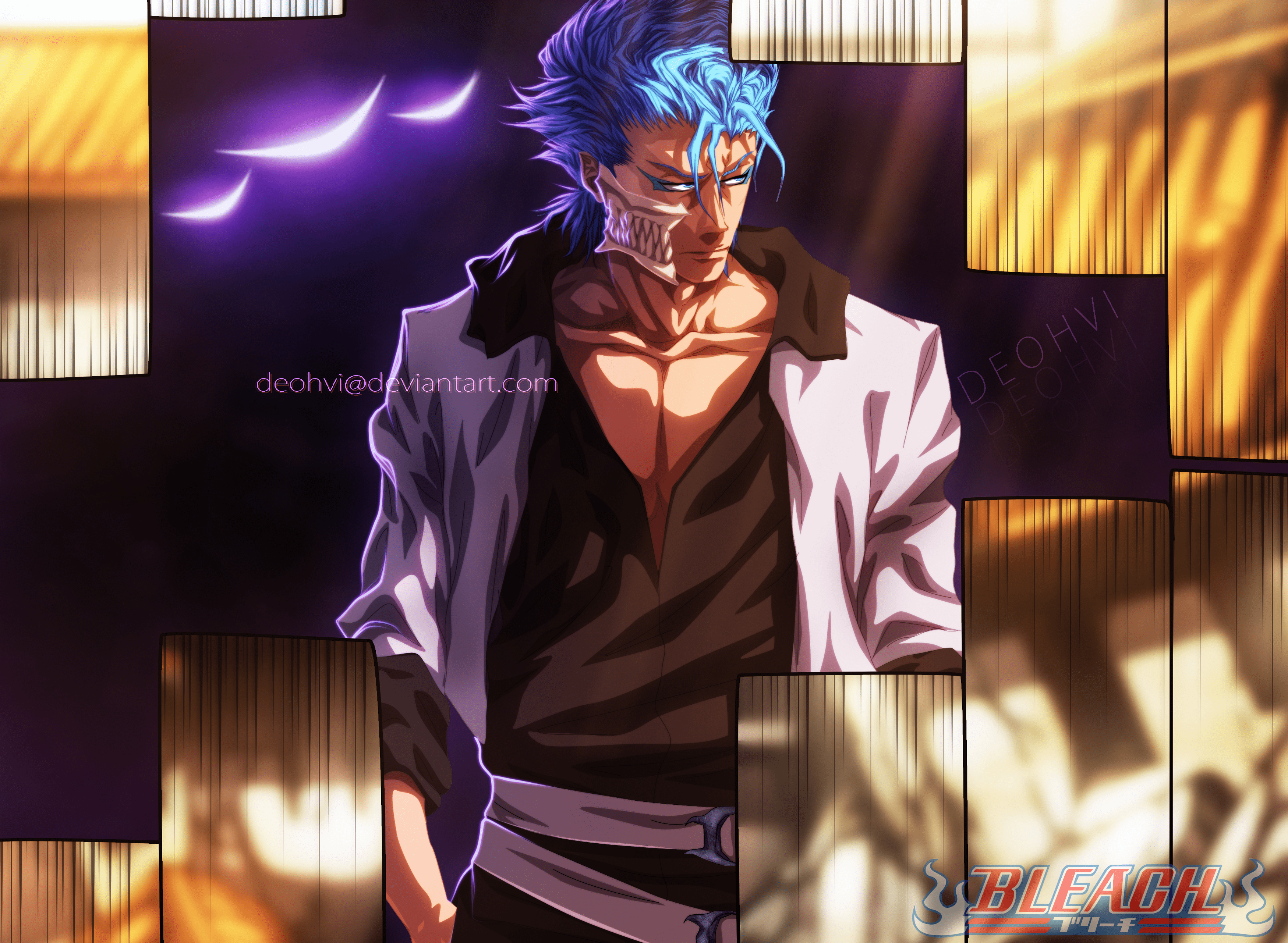 3500x2564 Grimmjow Jaegerjaquez wallpaper