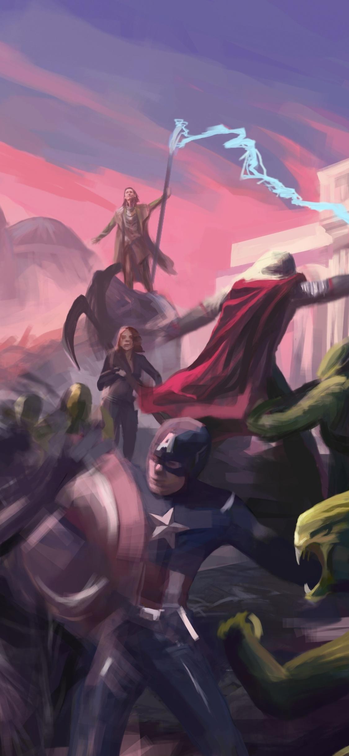 1125x2436 Avengers Loki Marvel Fan Art iPhone XS, iPhone iPhone X HD 4k Wallpaper, Image, Background, Photo and Picture