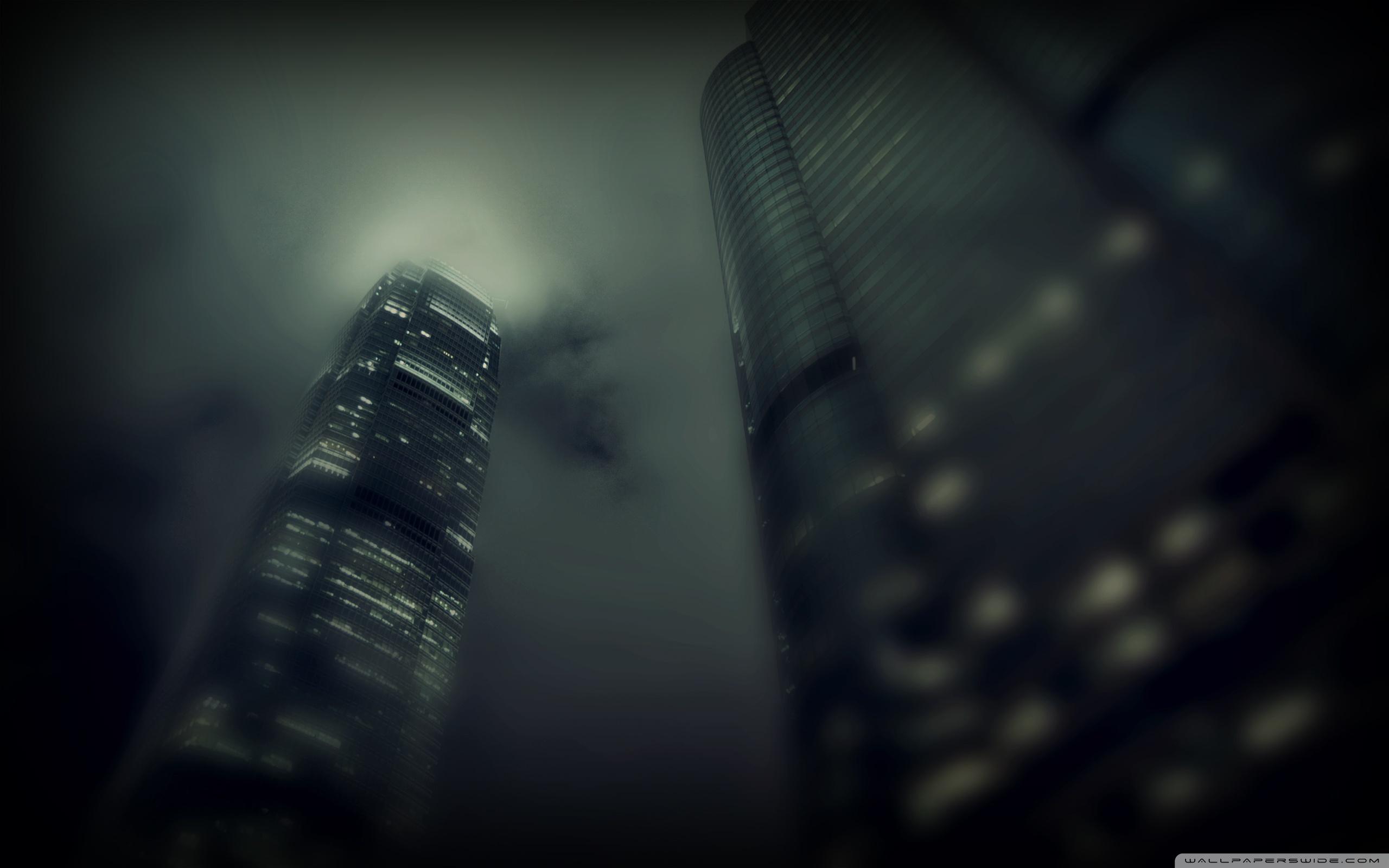 2560x1600 Skyscrapers at Night Ultra HD Desktop Background Wallpaper for 4K UHD TV : Tablet