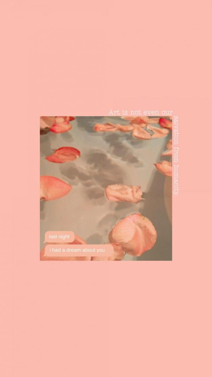 728x1293 Wallpaper HD: Aesthetic, Peach, Wallpaper, Wallpaper
