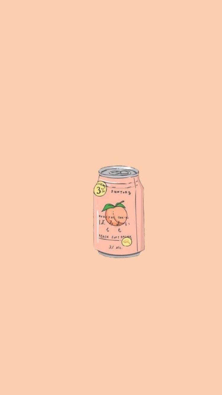 750x1334 Peach Aesthetic iPhone Wallpaper