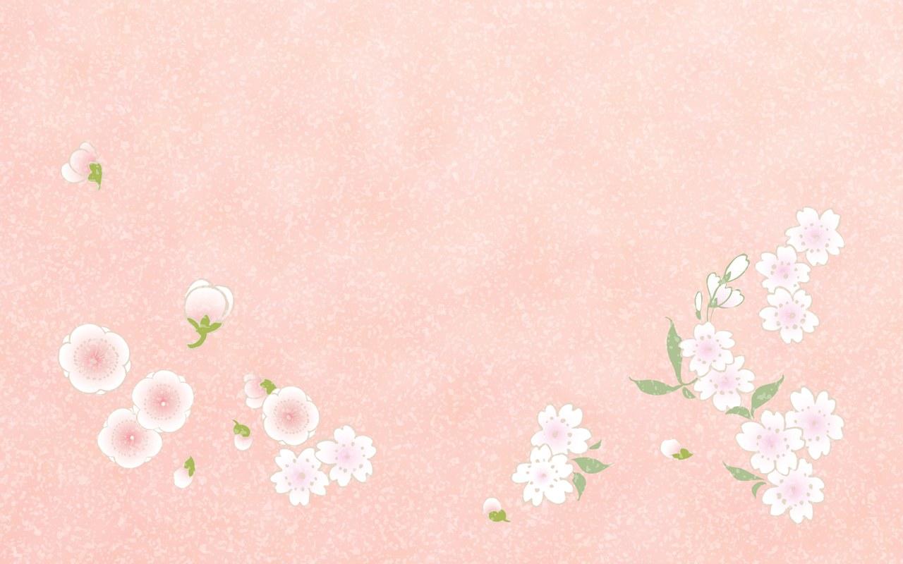 1280x800 Peach Flowers Wallpaper