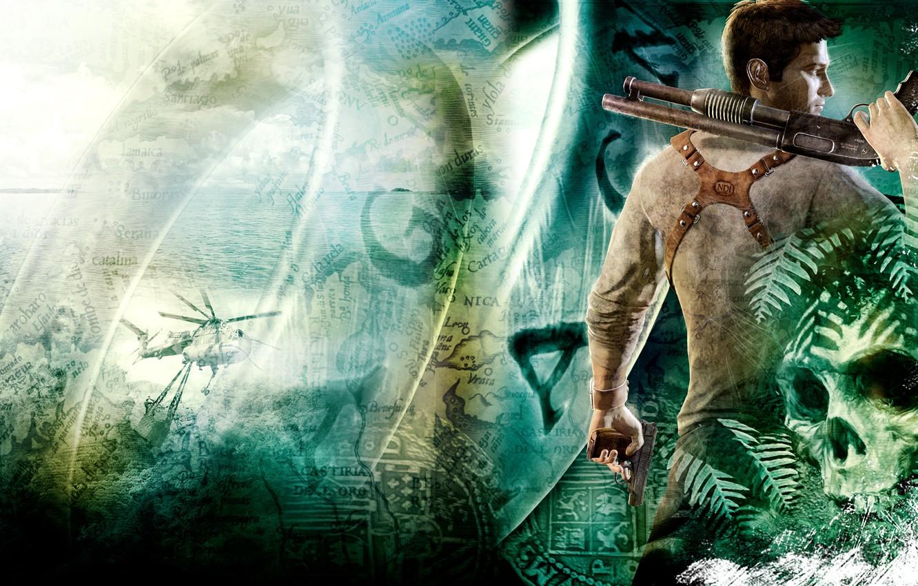1332x850 Wallpaper Game, Naughty Dog, Nathan Drake, Uncharted: Drake's Fortune, Elena Fisher image for desktop, section игры
