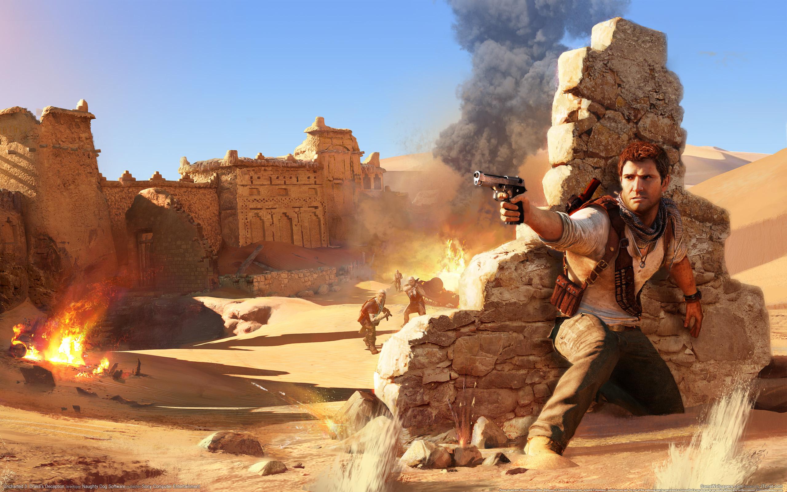 2560x1600 Uncharted 3: Drake's Deception HD Wallpaper and Background Image