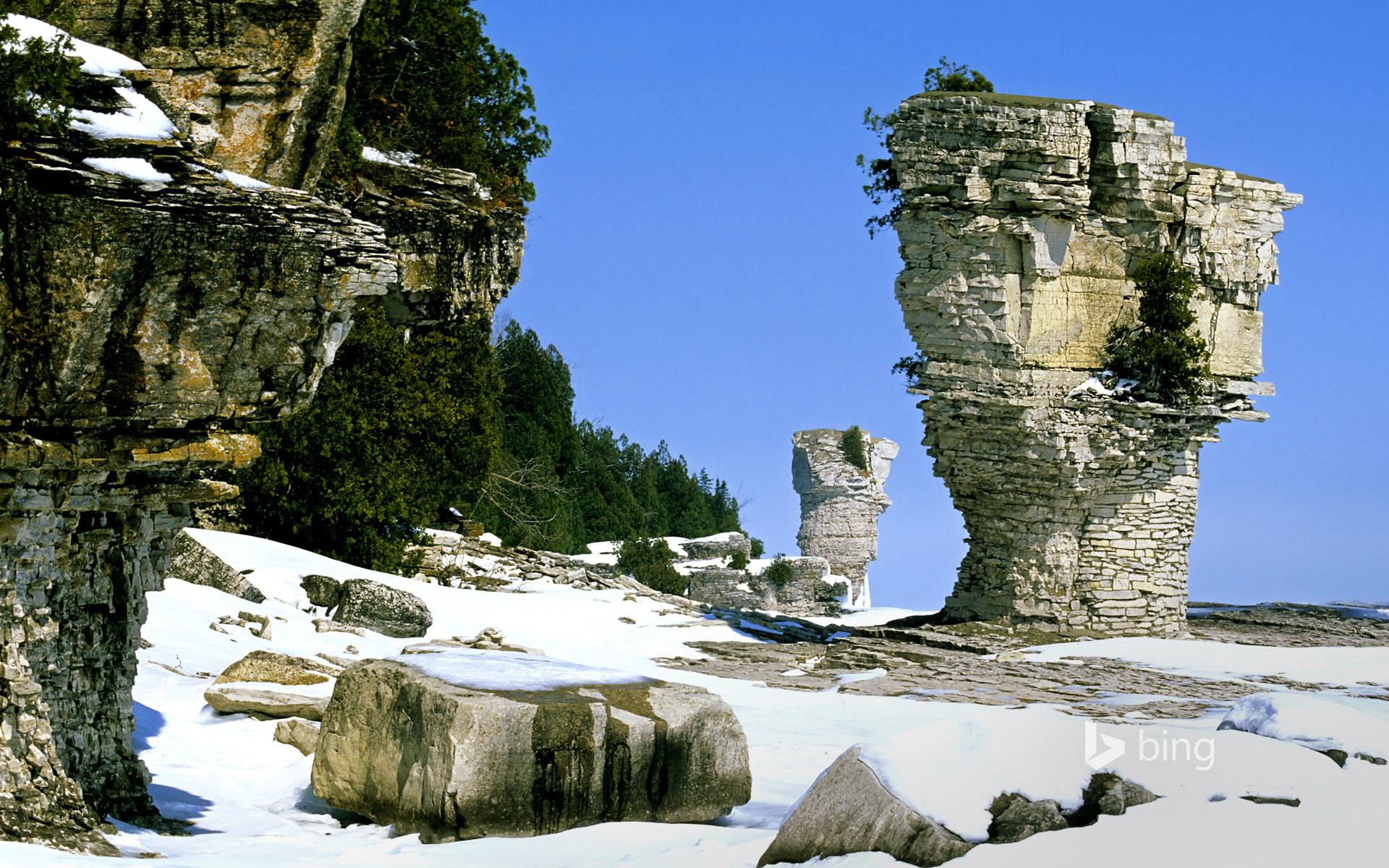 1920x1200 Free download flowerpots eroded limestone formations located on the shoreline [1920x1200] for your Desktop, Mobile & Tablet. Explore Newfoundland Shoreline Wallpaper. Newfoundland Wallpaper for Computer