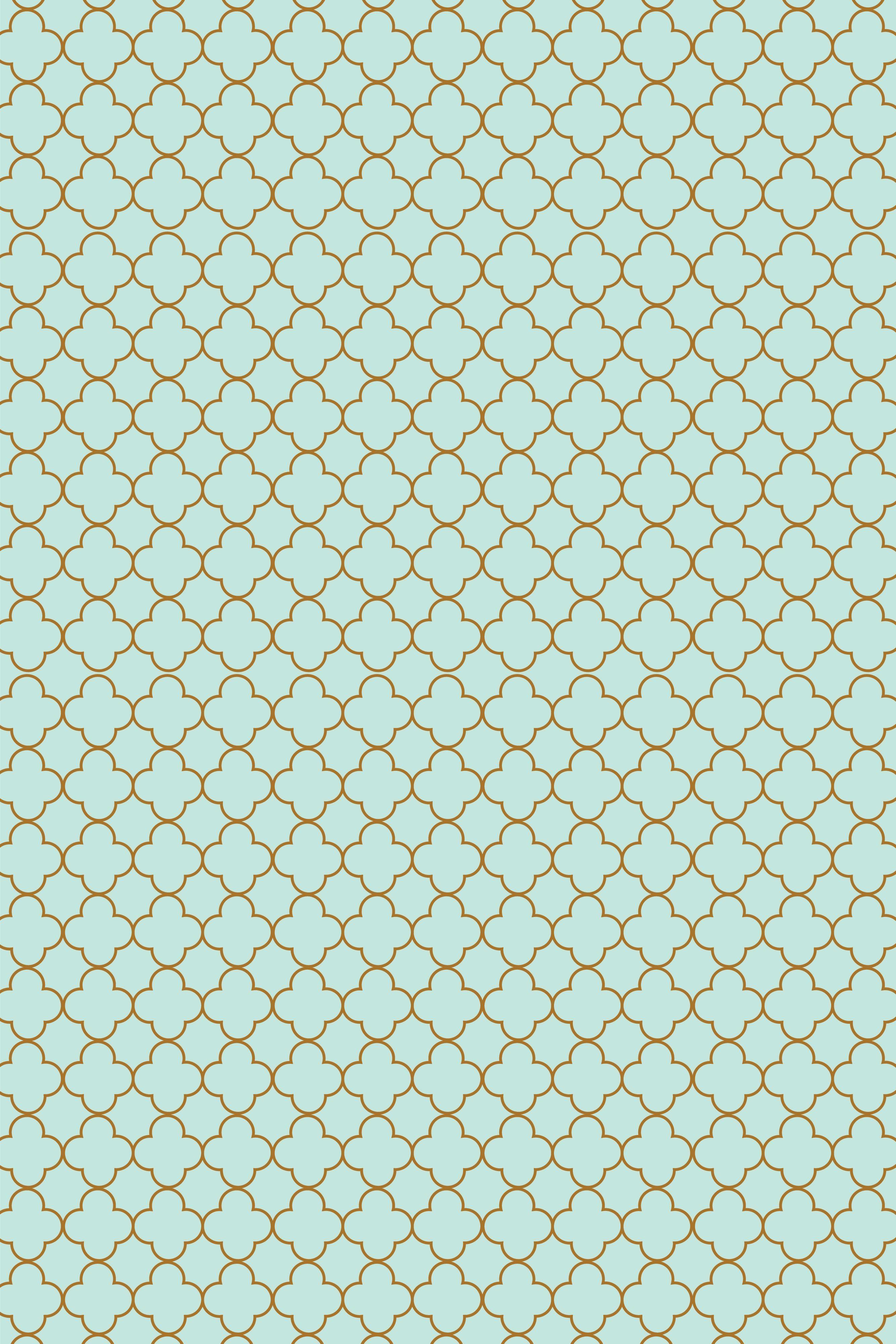 2667x4000 Mint and gold pattern Phone wallpaper. Text and Graphics