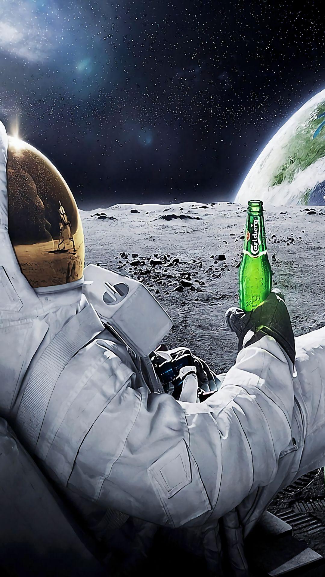 Astronaut Drinking Beer Wallpapers - Top Free Astronaut Drinking Beer