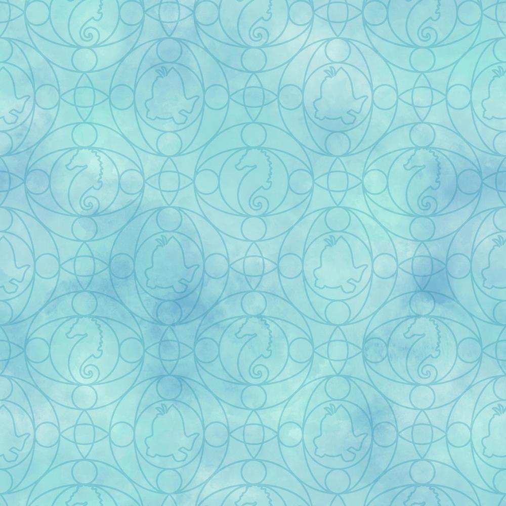 1000x1000 York Wallcoverings Disney Kids III Disney Ariel Geo Wallpaper DY0348