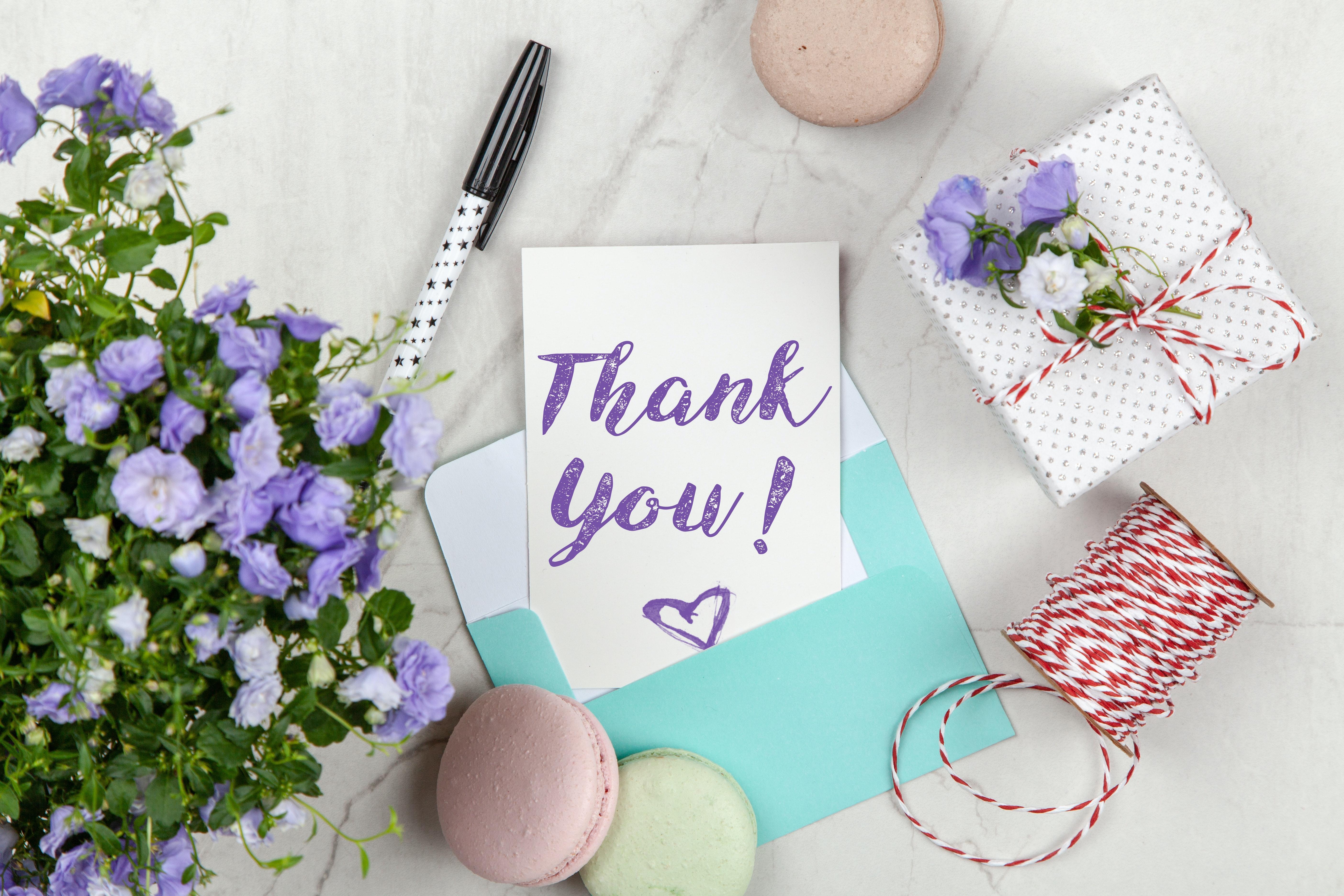5616x3744 Thank You Text · Free