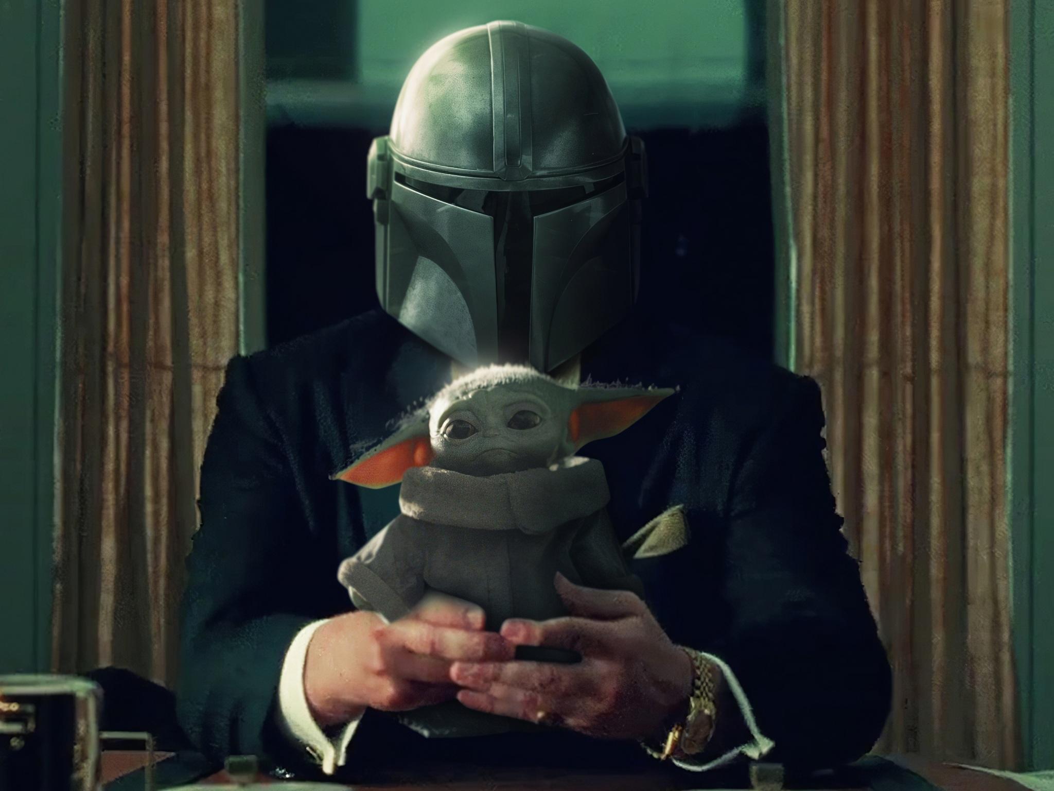 2048x1536 Wallpaper 4k The Mandalorian Yoda Wallpaper