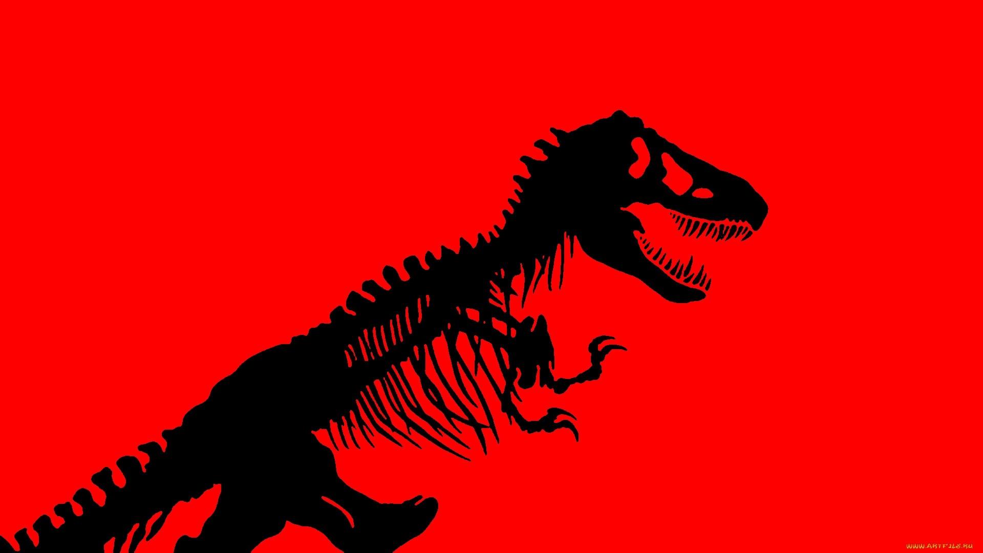 1920x1080 Minimalist Dinosaur Wallpaper