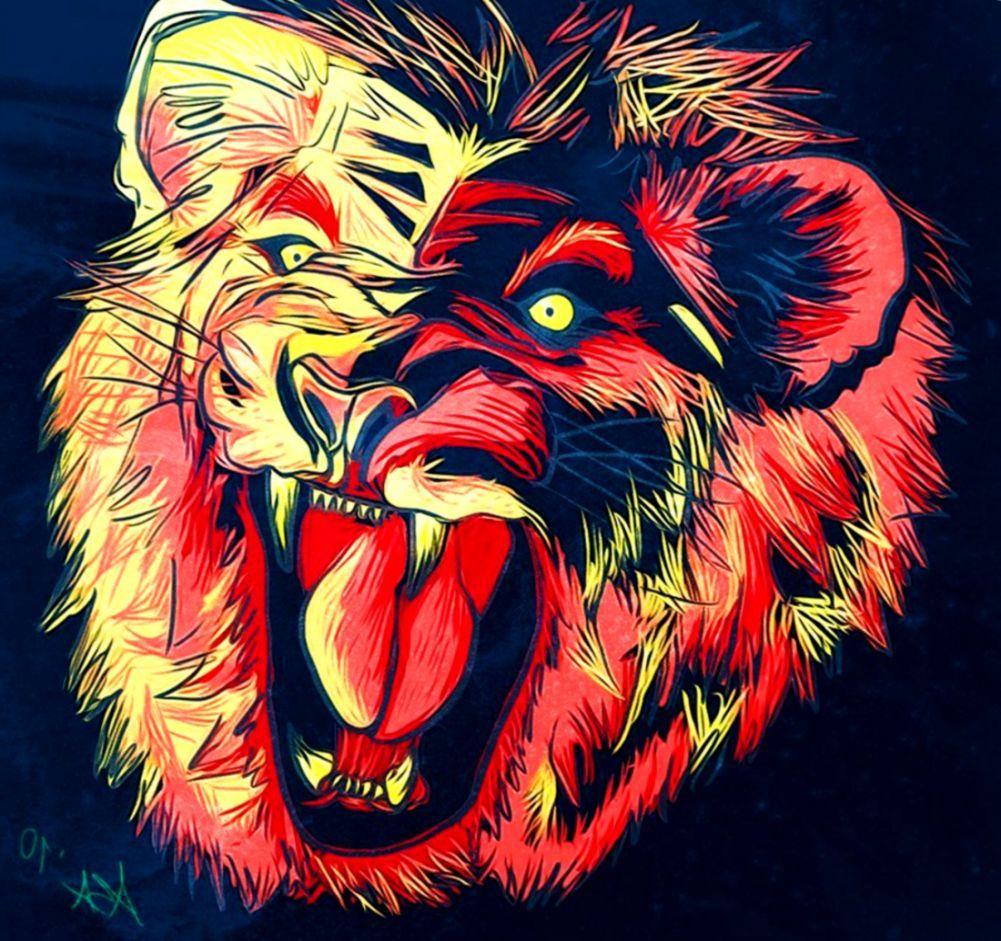 1001x941 Design Lion Wallpaper, HD Design Lion Background