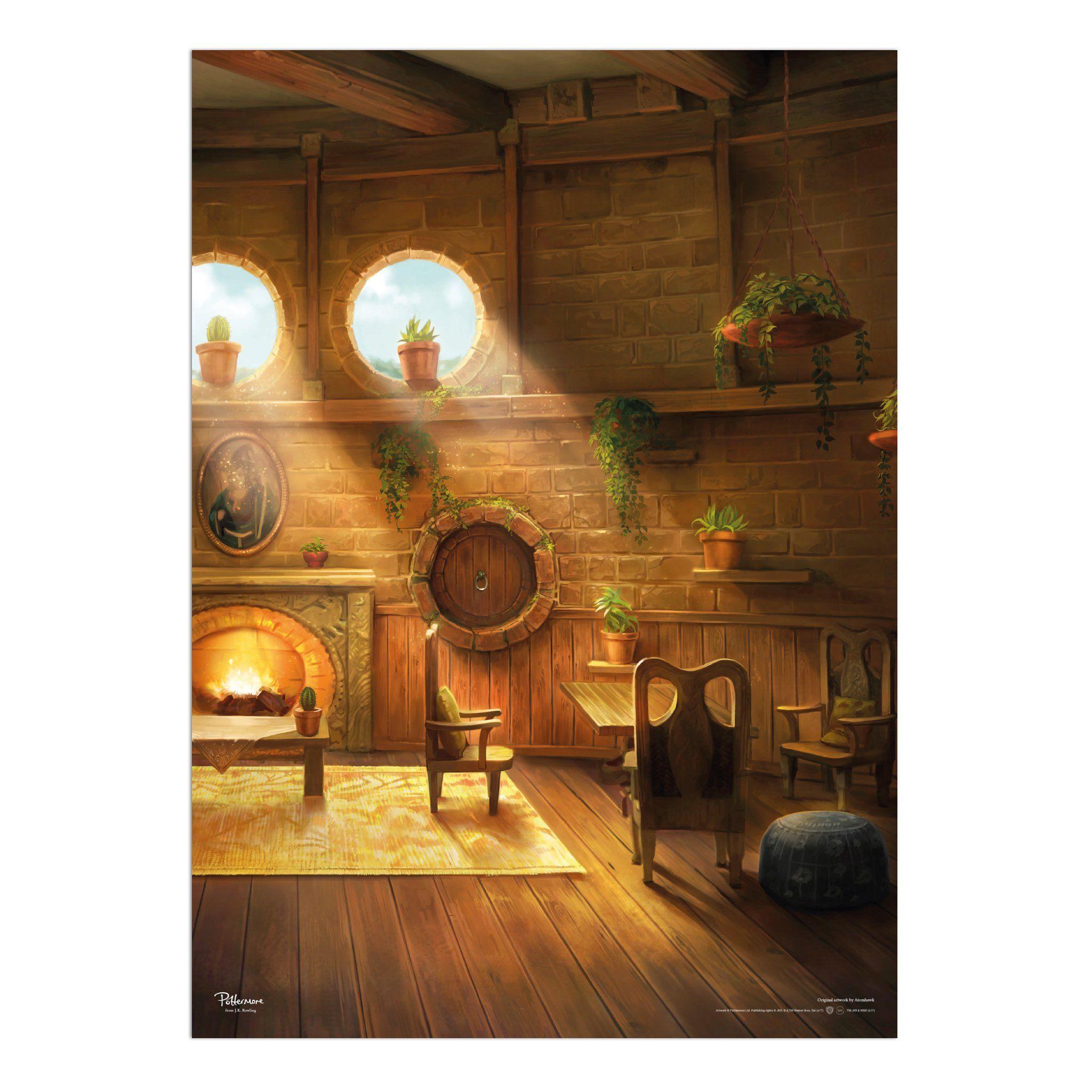 2048x2048 Hufflepuff common room from pottermore. Harry potter poster, Pottermore art, Hufflepuff common room