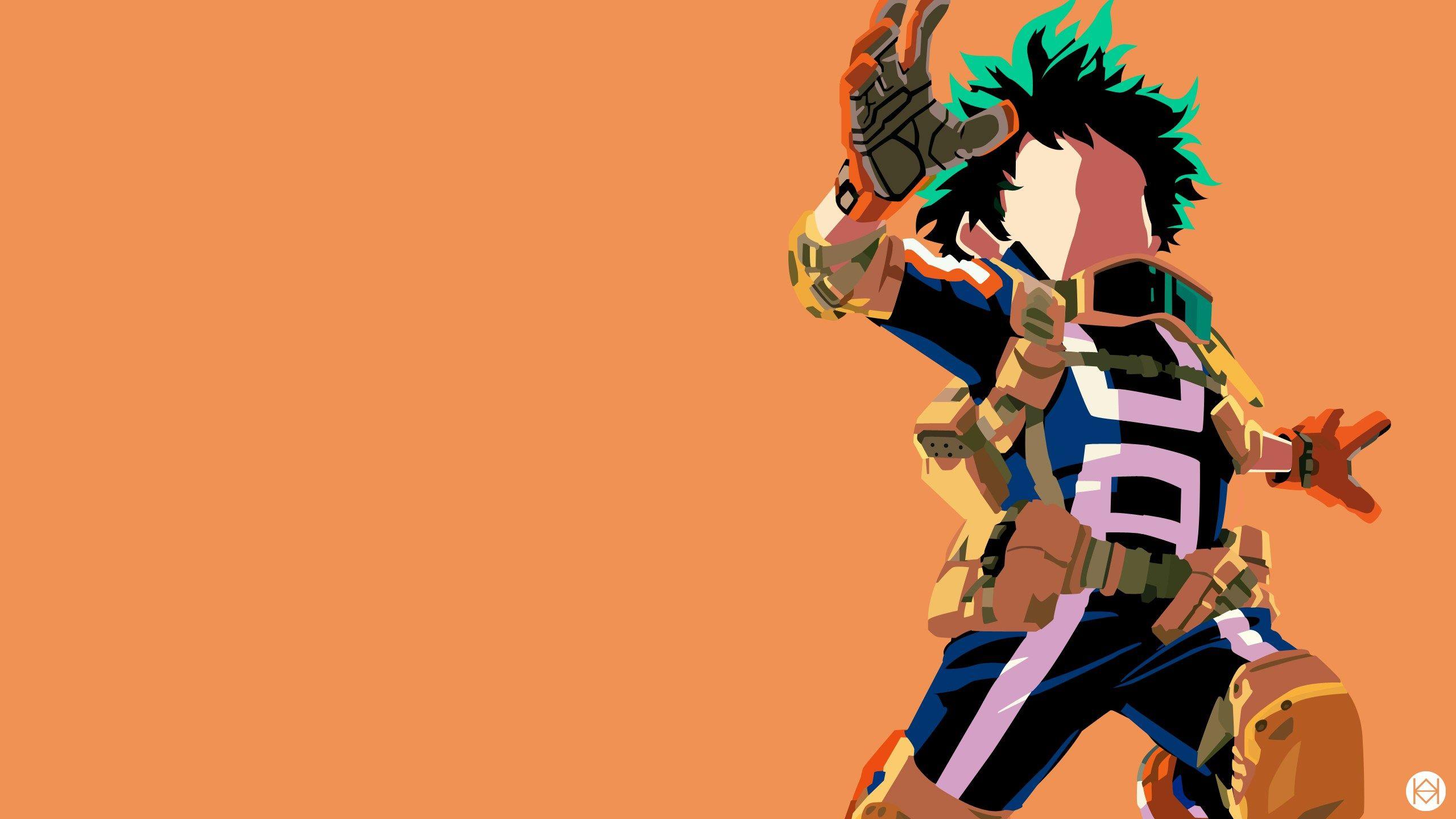 2560x1440 Deku Minimalist Wallpaper