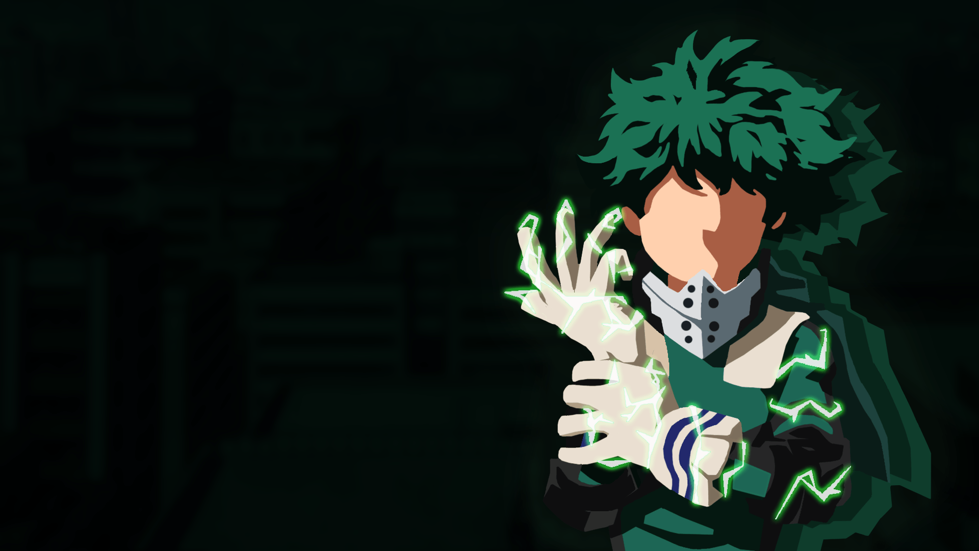 1920x1080 Deku Smash Wallpaper