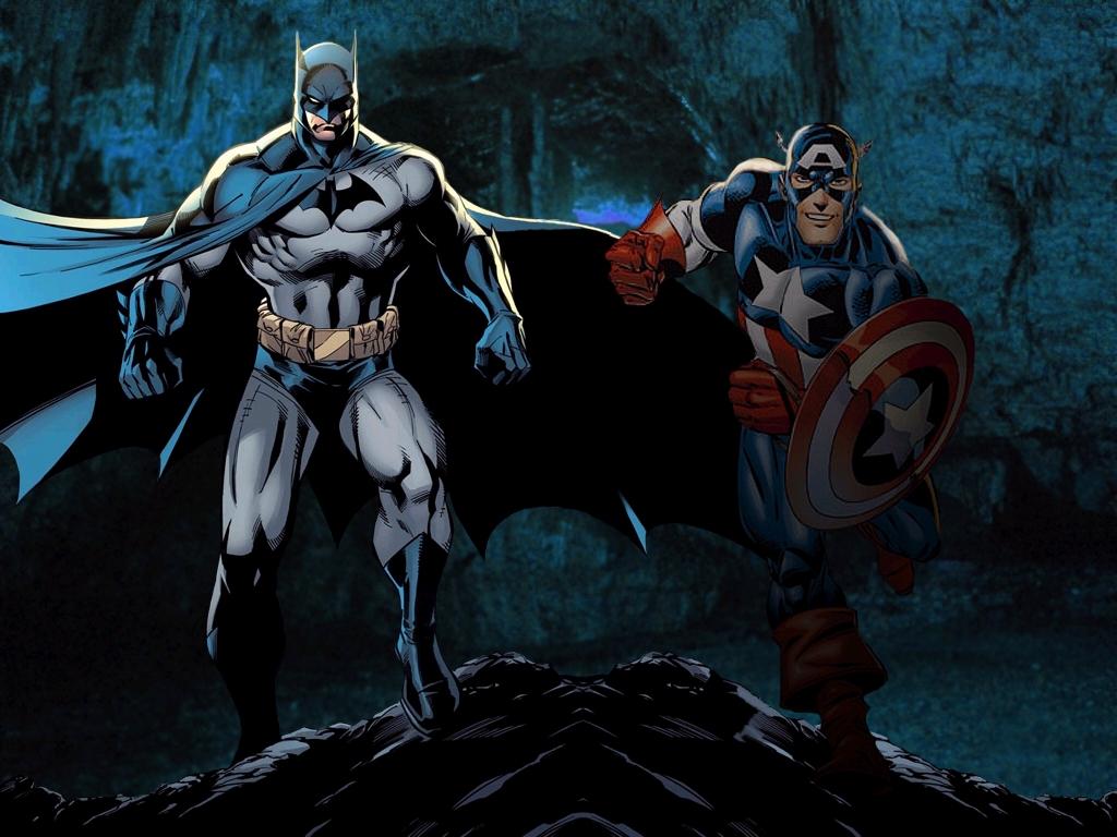 Captain America vs Batman Wallpapers - Top Free Captain America vs Batman  Backgrounds - WallpaperAccess