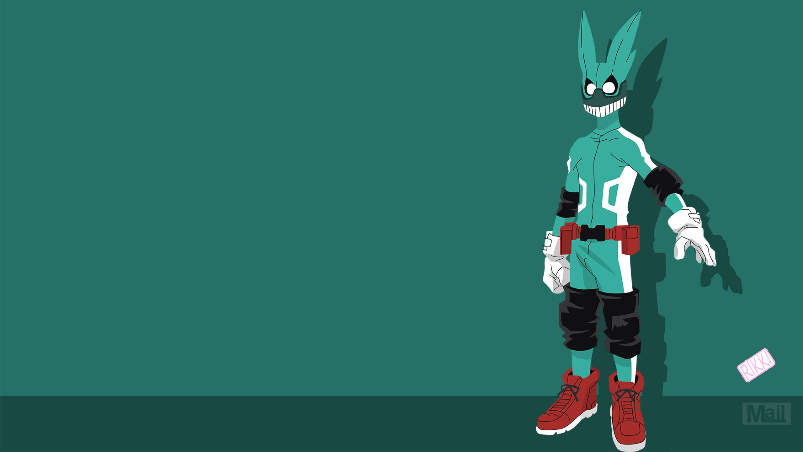 My Hero Academia Minimalist Deku Wallpapers - Top Free My Hero Academia ...