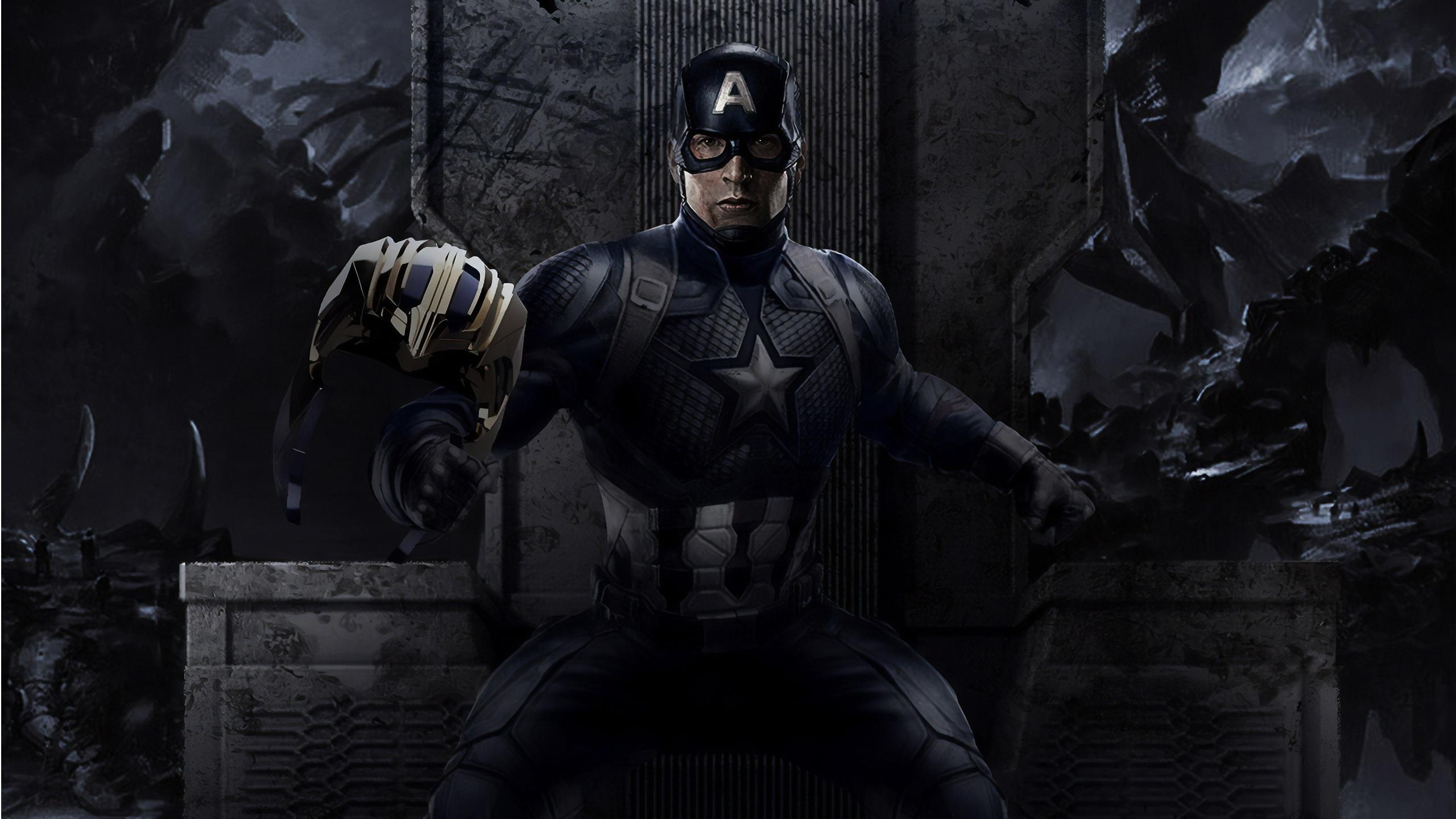 2560x1440 Wallpaper 4k Captain America Endgame Wallpaper