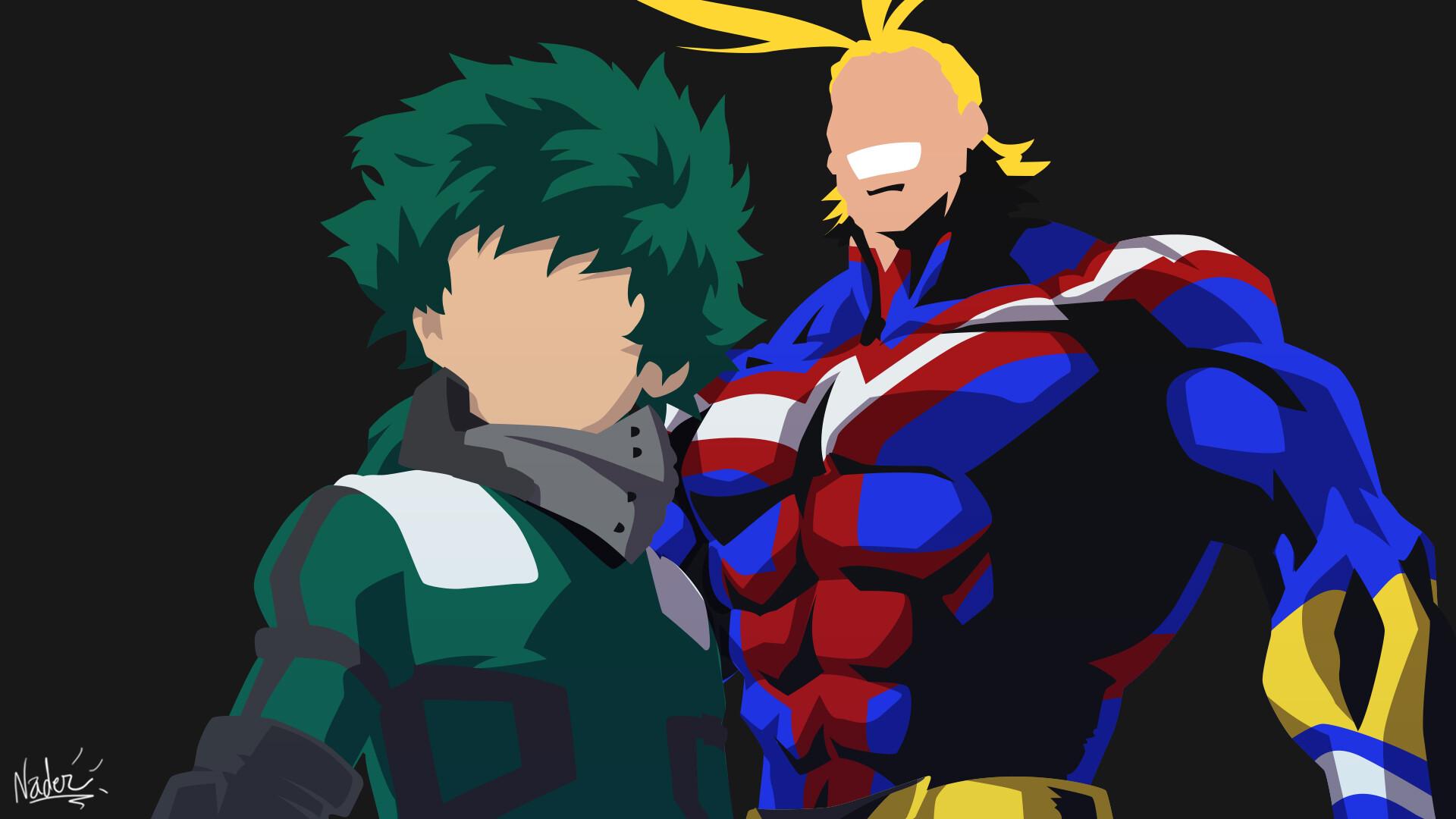 1920x1080 My Hero Academia Minimal Wallpaper, Nader Albert
