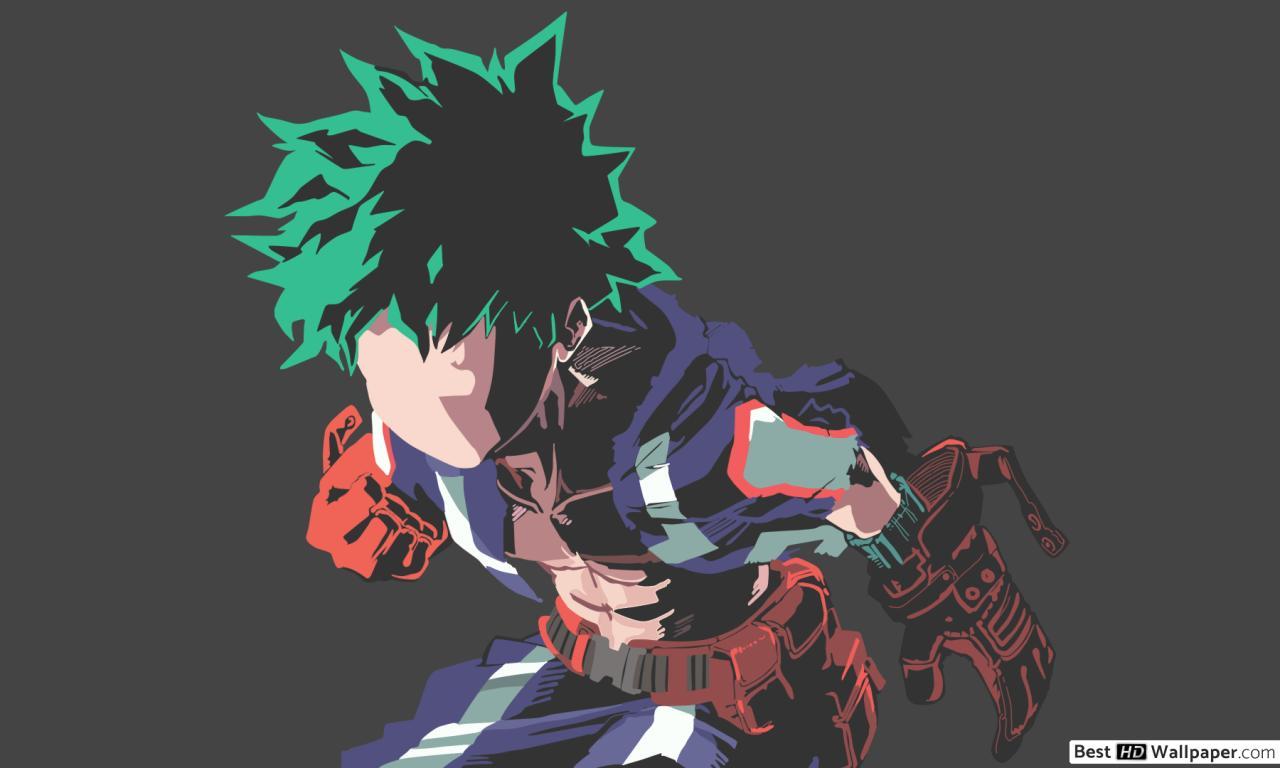 My Hero Academia Minimalist Deku Wallpapers - Top Free My Hero Academia ...