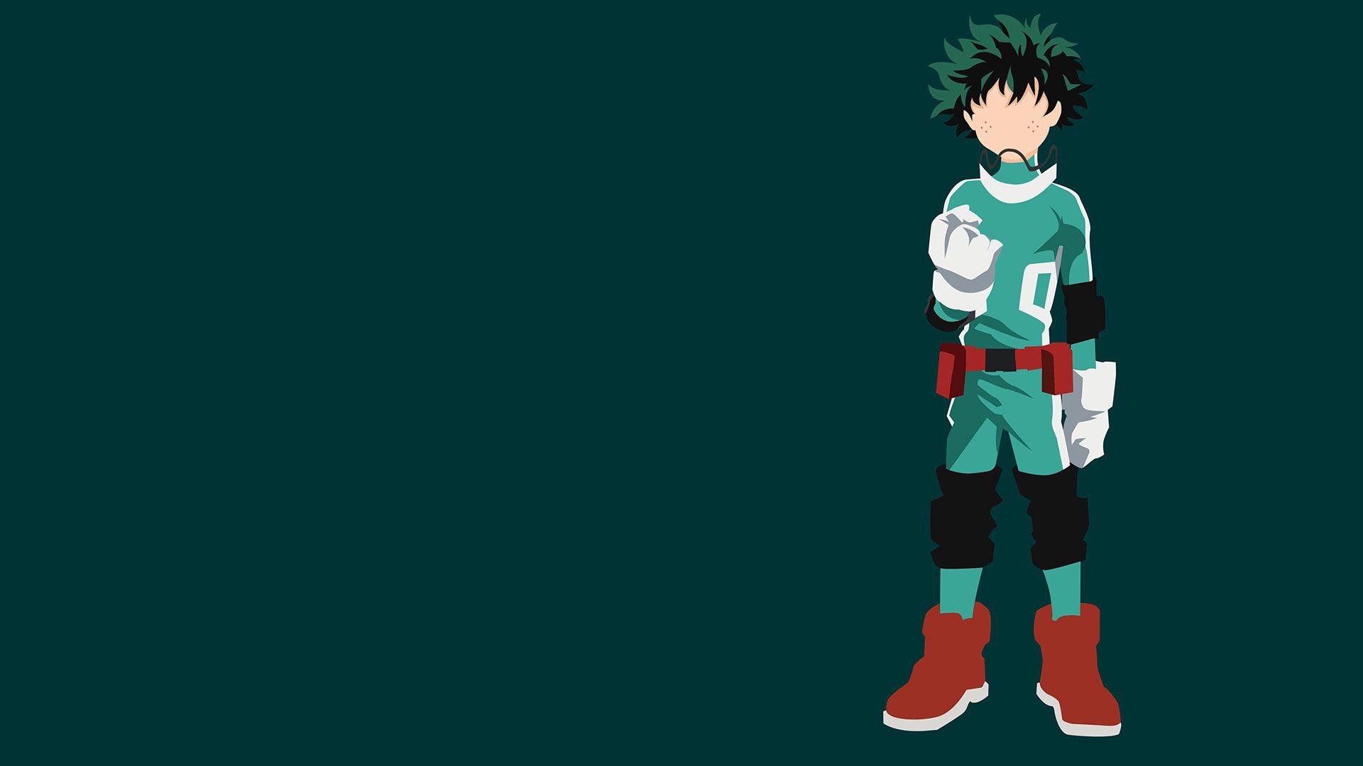 1920x1080 My Hero Academia Minimalist Wallpaper