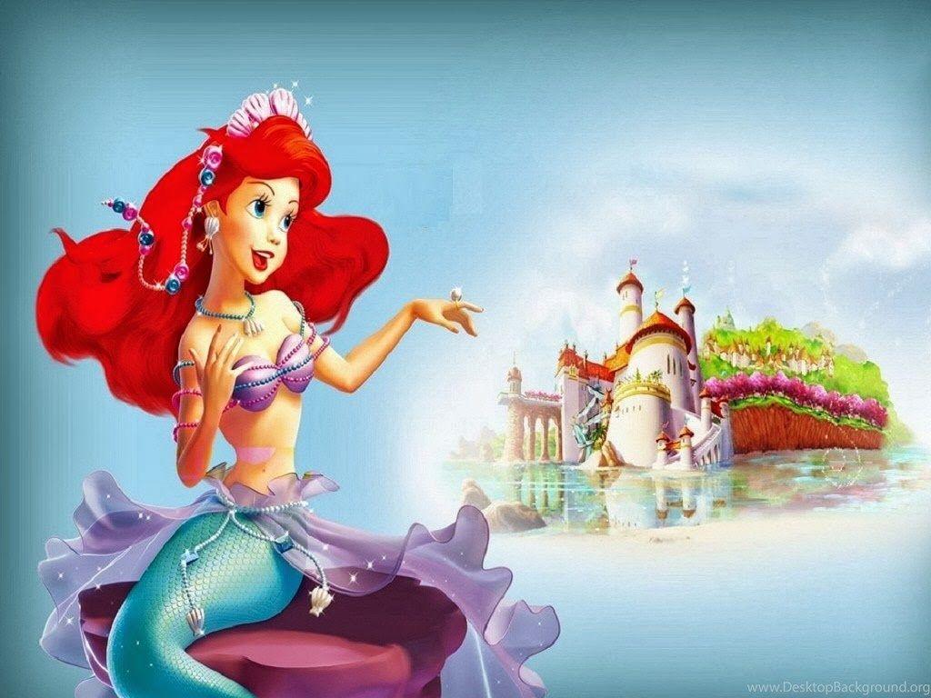 1024x768 Disney HD Wallpaper: Princess Ariel HD Wallpaper Desktop Background