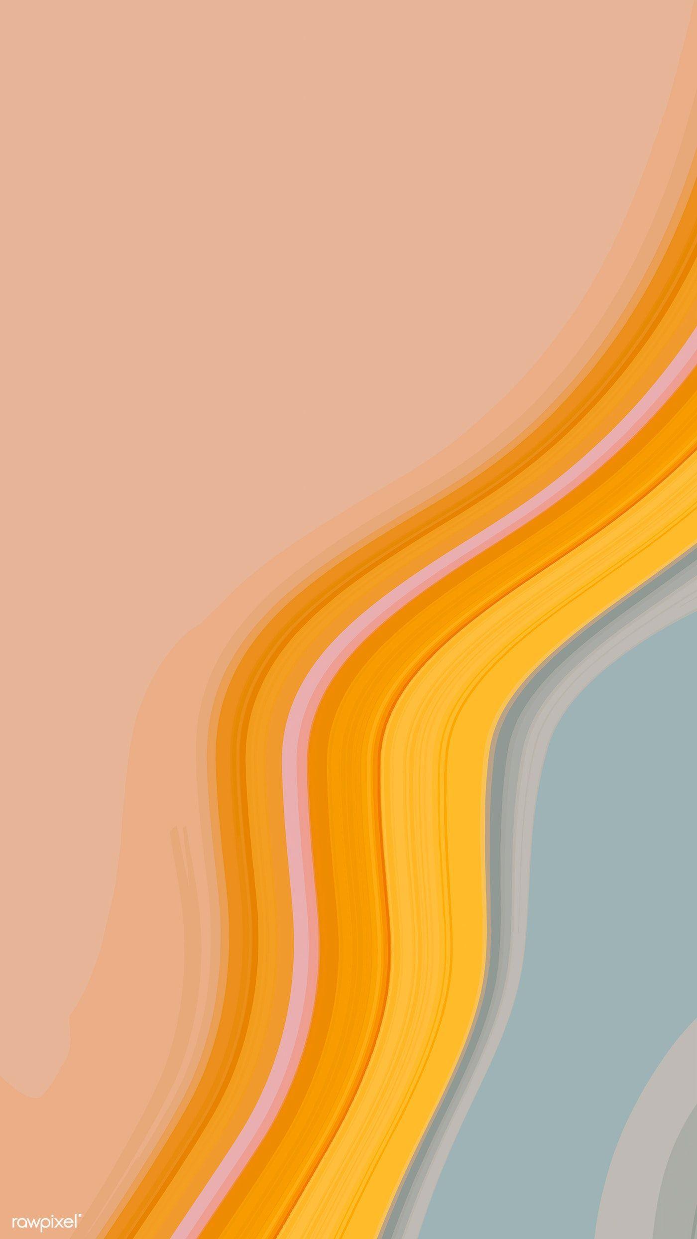 1400x2488 Orange and blue fluid patterned mobile phone wallpaper vector, 4k iphone and mobile. iPhone wallpaper pattern, Cute patterns wallpaper, Aesthetic iphone wallpaper