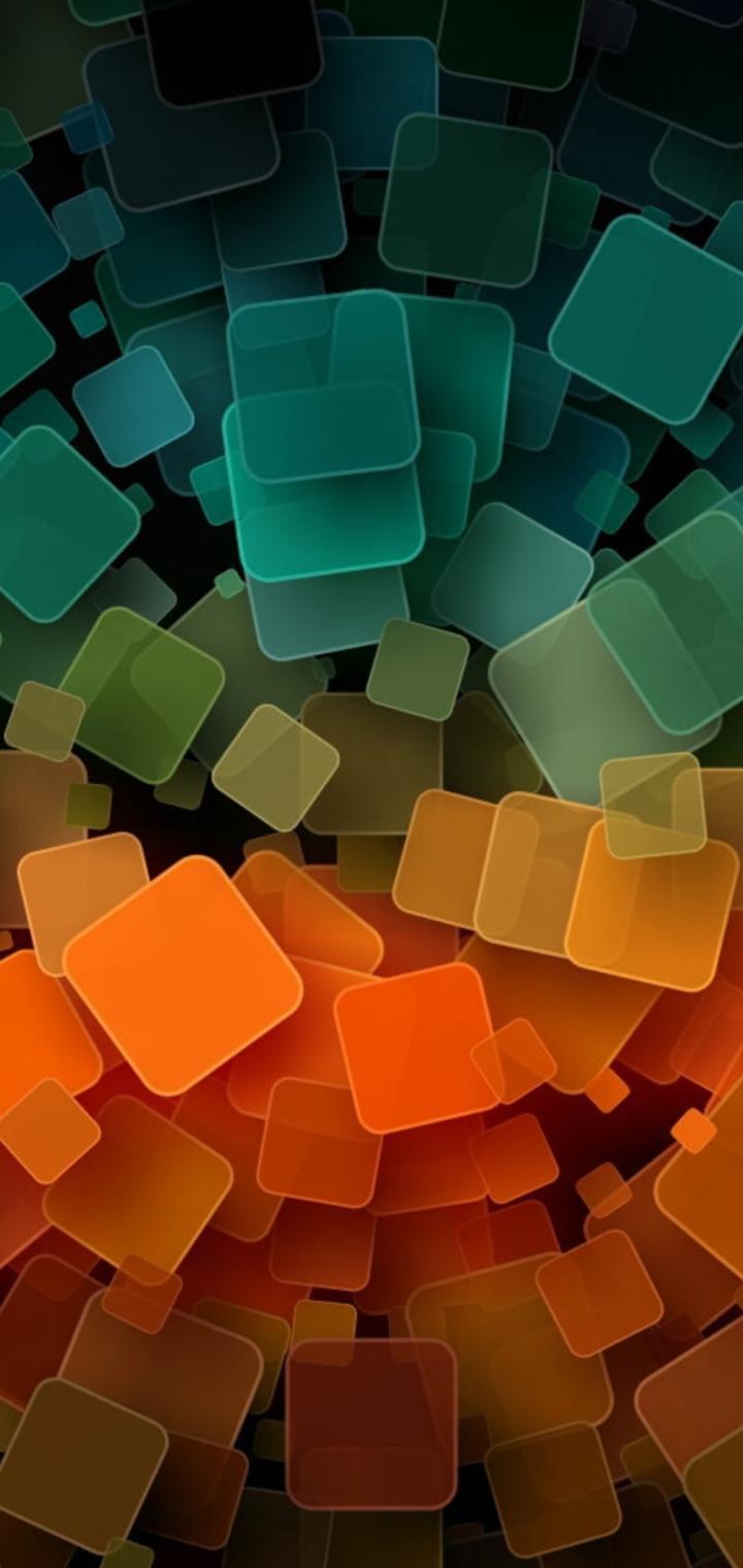 720x1520 4K Orange And Blue Illustration Digital Art 720x1520 Resolution Wallpaper, HD Abstract 4K Wallpaper, Image, Photo and Background