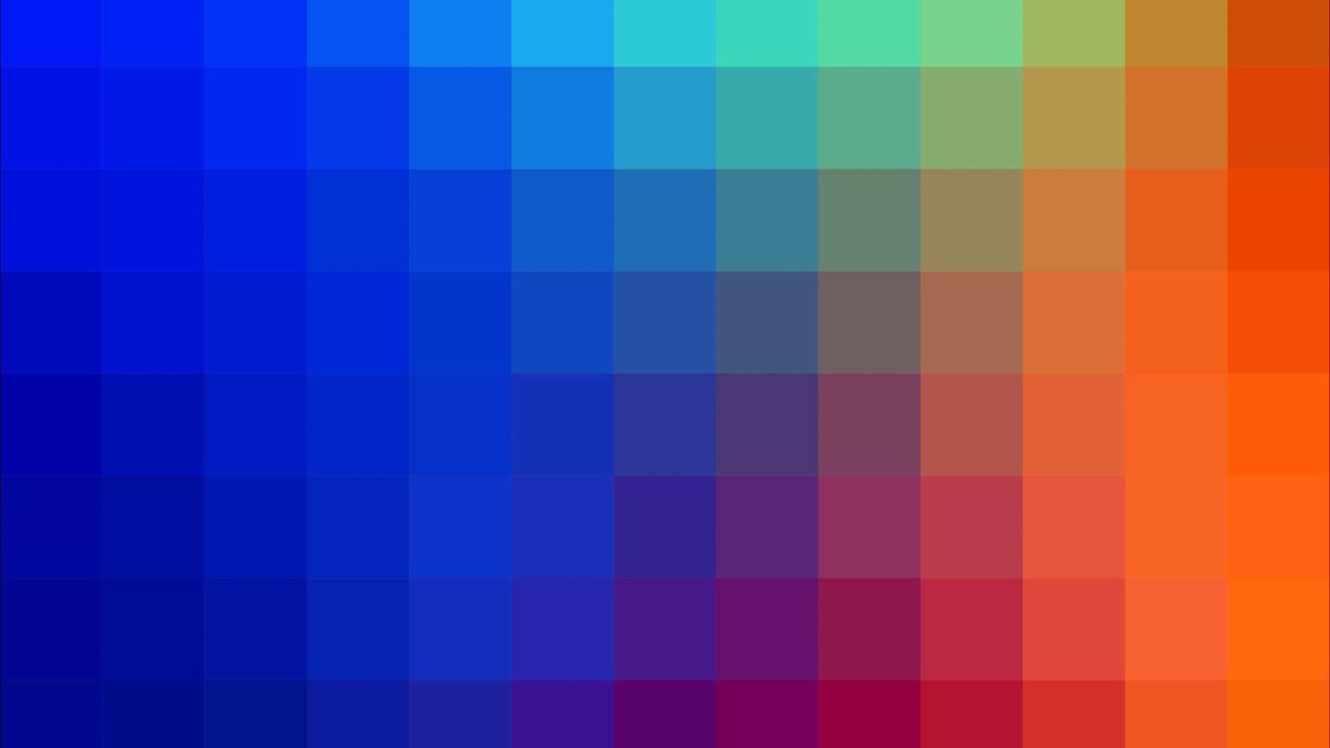 1920x1080 blue green orange colors grid 4k HD abstract Wallpaper