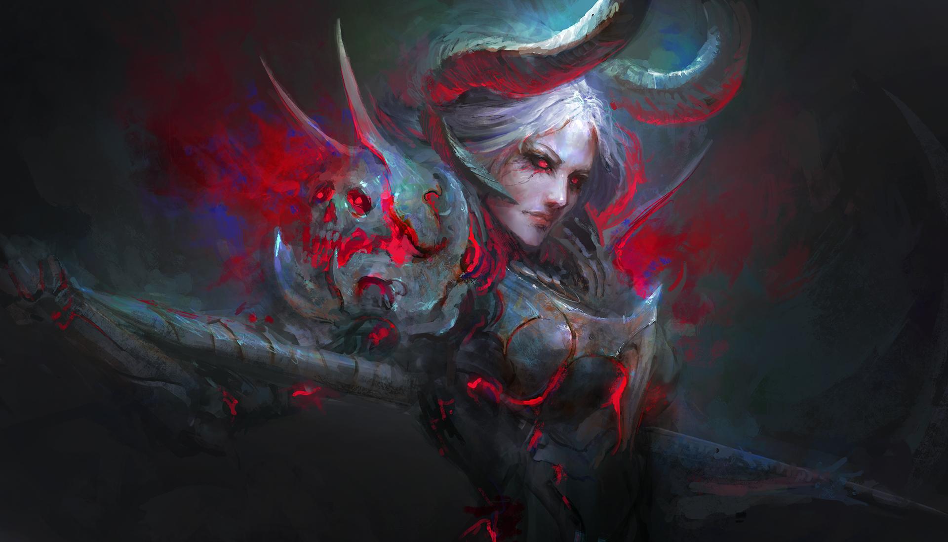 1920x1097 Fantasy Demon HD Wallpaper